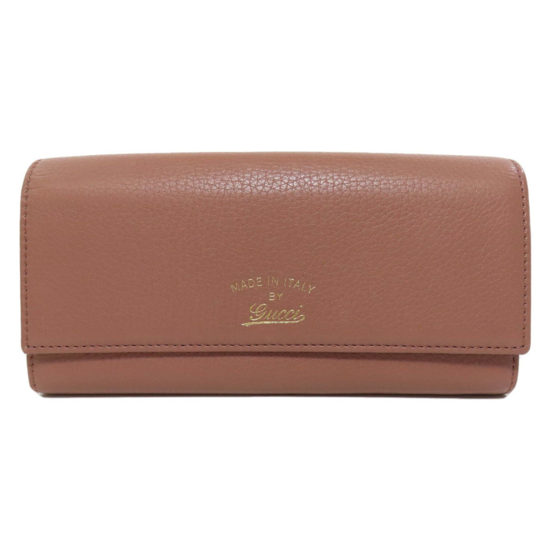 GUCCI Swing Long Wallet Leather Women's
