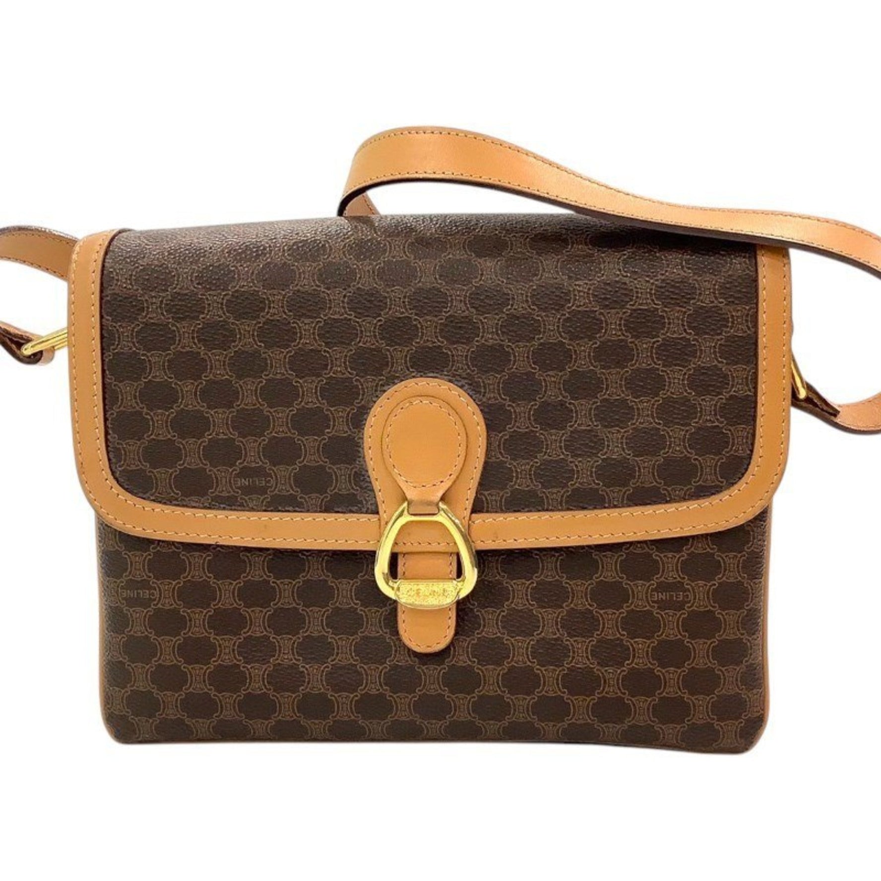 CELINE Macadam Shoulder Bag