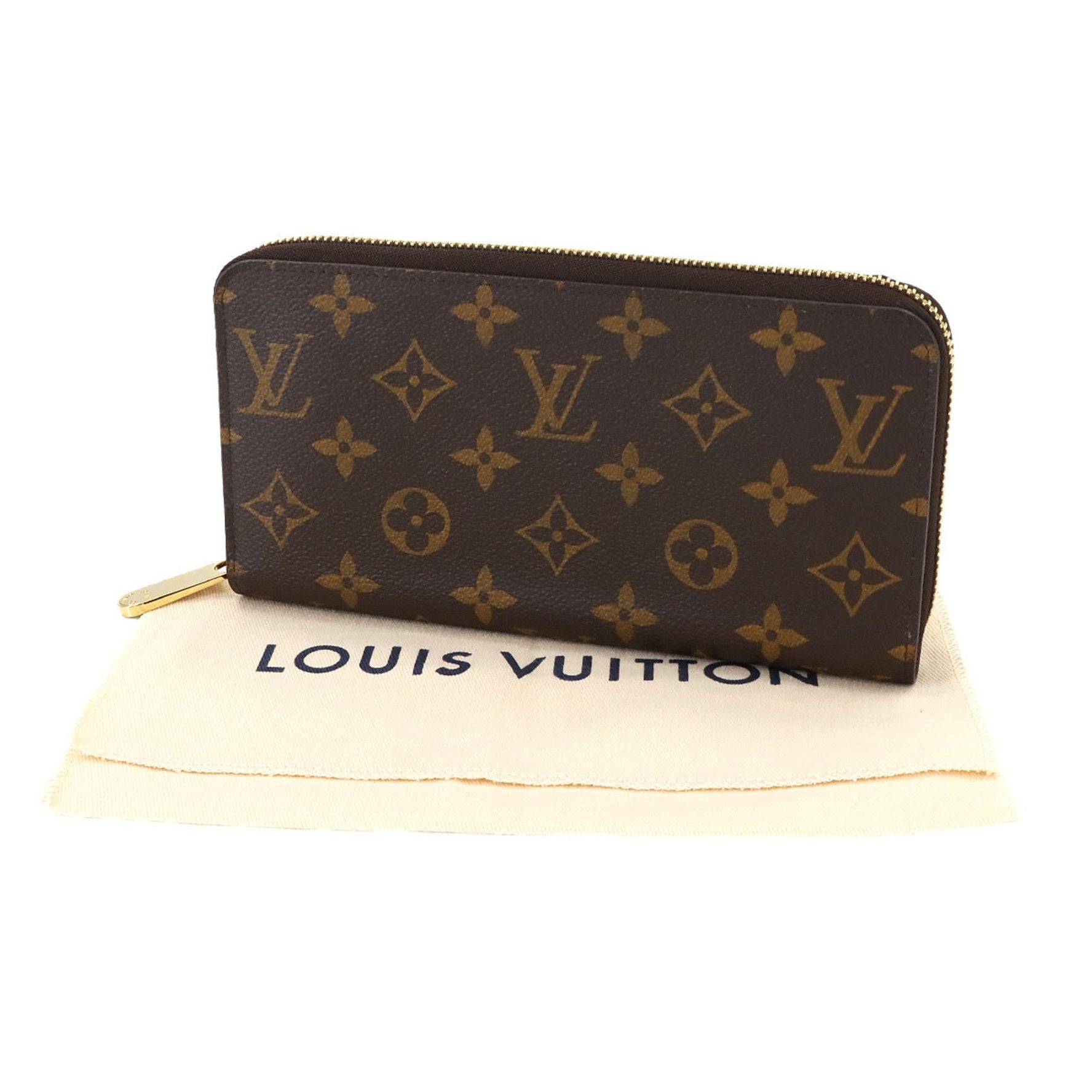 Louis Vuitton Monogram Zippy Wallet, Round Long Fuchsia, Gold Hardware, RFID Wallet
