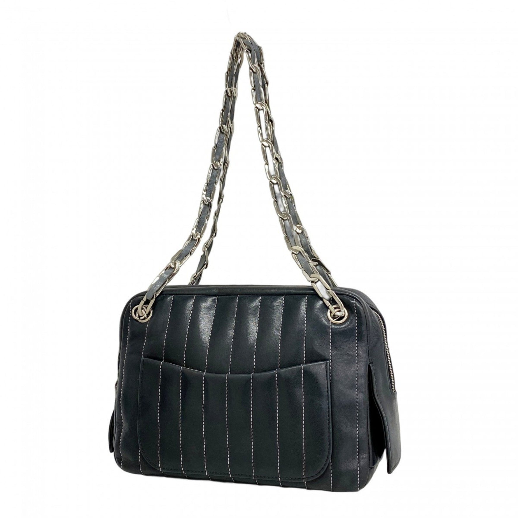 Chanel Mademoiselle Shoulder Bag, Chain Lambskin