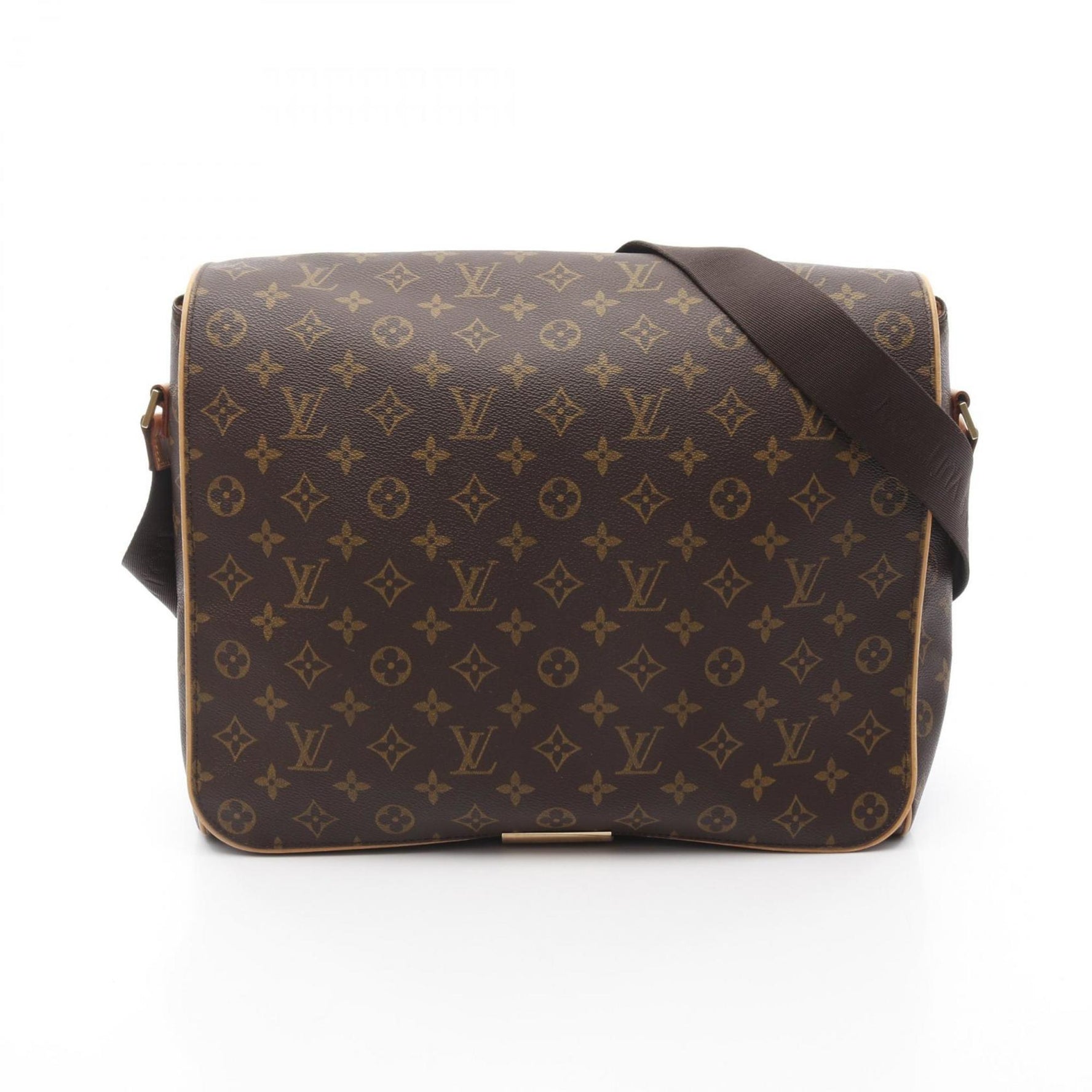 Louis Vuitton Abess Shoulder Bag Coated Canvas Leather Monogram Men's