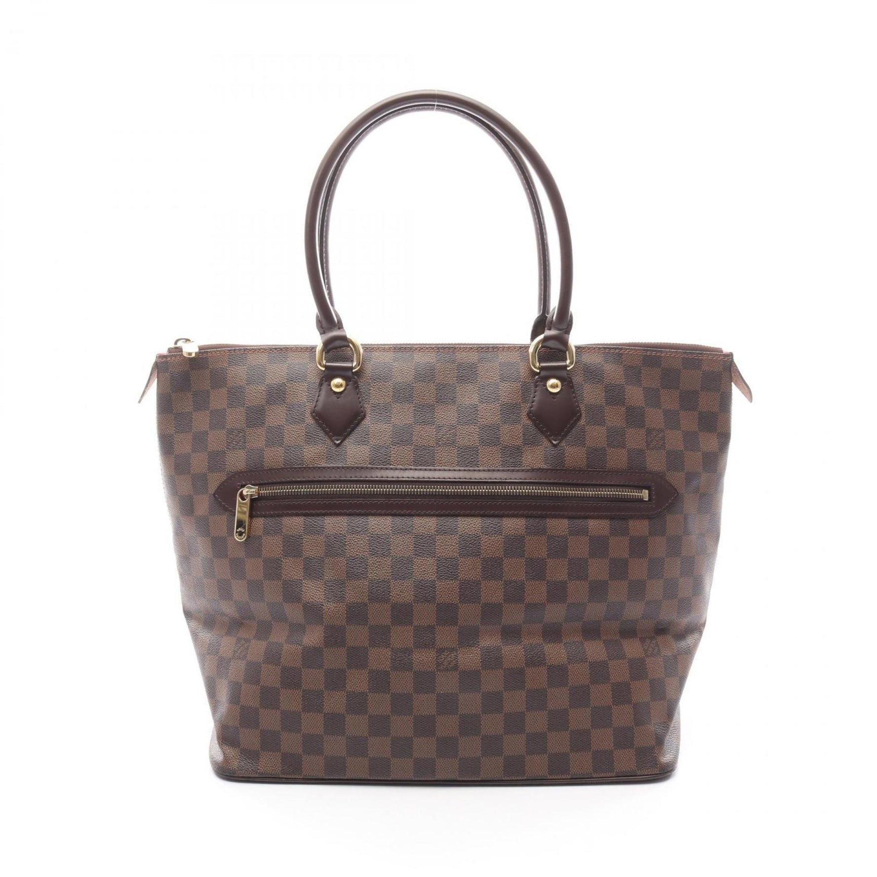 Louis Vuitton Saleya GM Damier Ebene Tote Bag, Coated Canvas and Leather