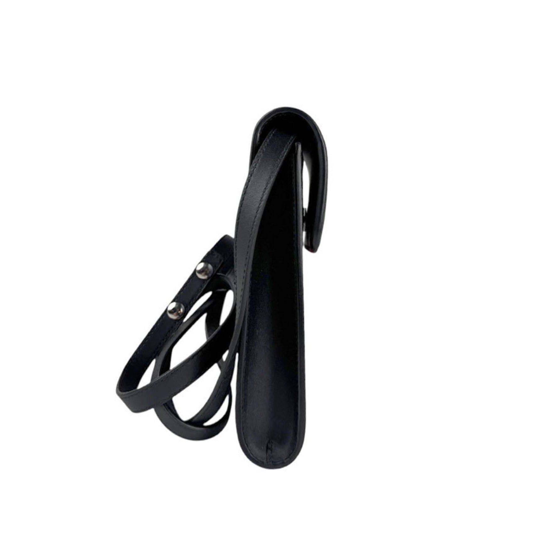 GUCCI Phone Pouch Holder Shoulder Bag Leather Black Red Blue