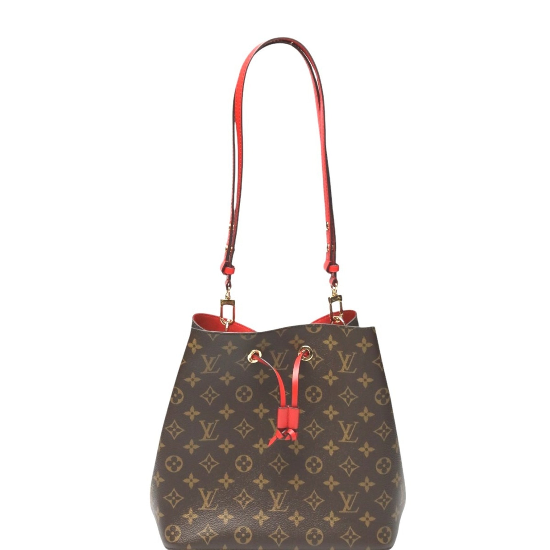 Louis Vuitton Shoulder Bag Monogram NeoNoe Canvas Coquelicot LV