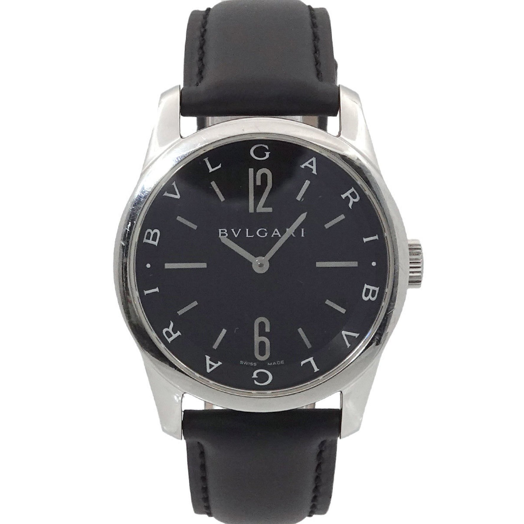 BVLGARI Solotempo ST37S Men's Black Quartz Watch