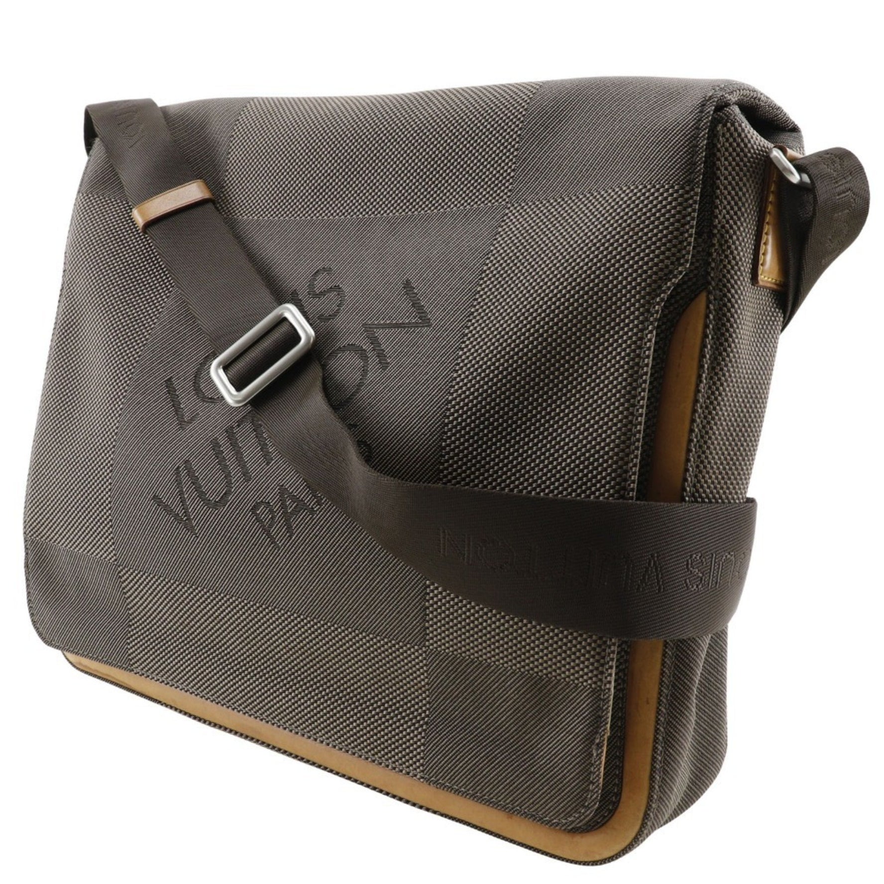 Louis Vuitton Messager Shoulder Bag Damier Geant Canvas Tail 2004 Brown Type