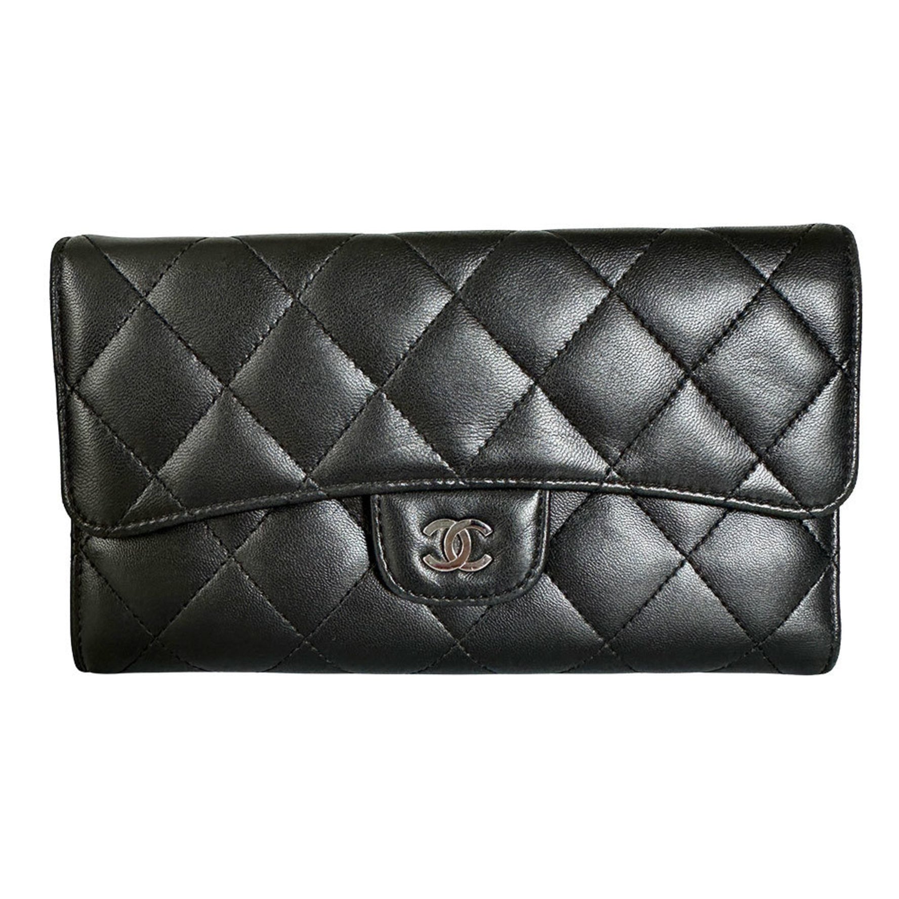 CHANEL Wallet Matelasse Long Lambskin 110*****