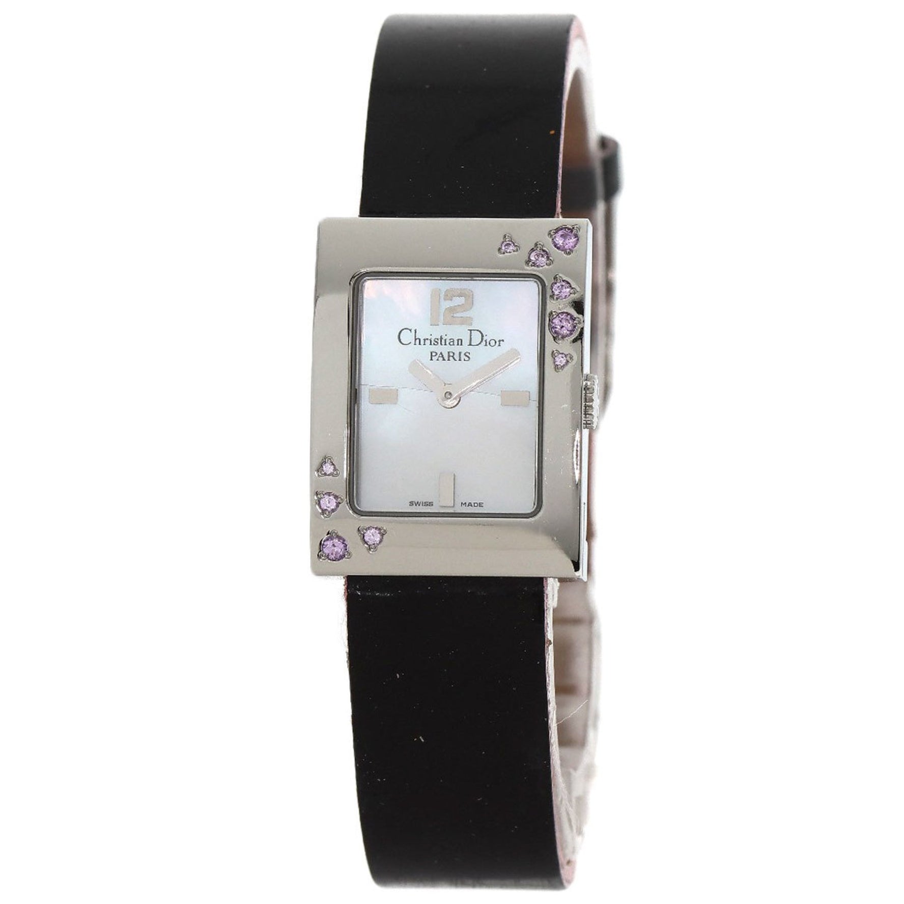Christian Dior Malice Pink Sapphire Watch in Stainless Steel and Enamel