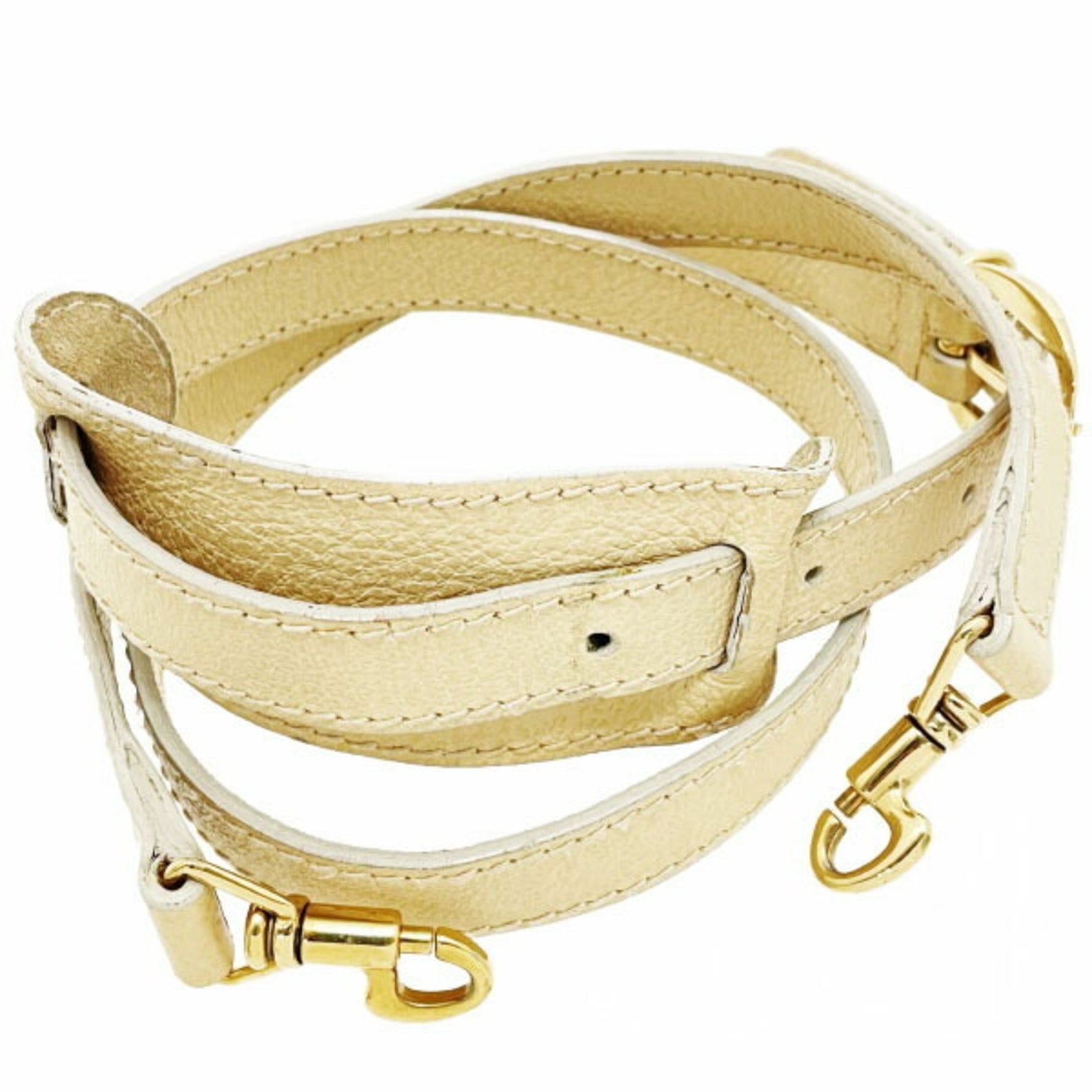 Gucci Bag Strap Leather Cream Shoulder