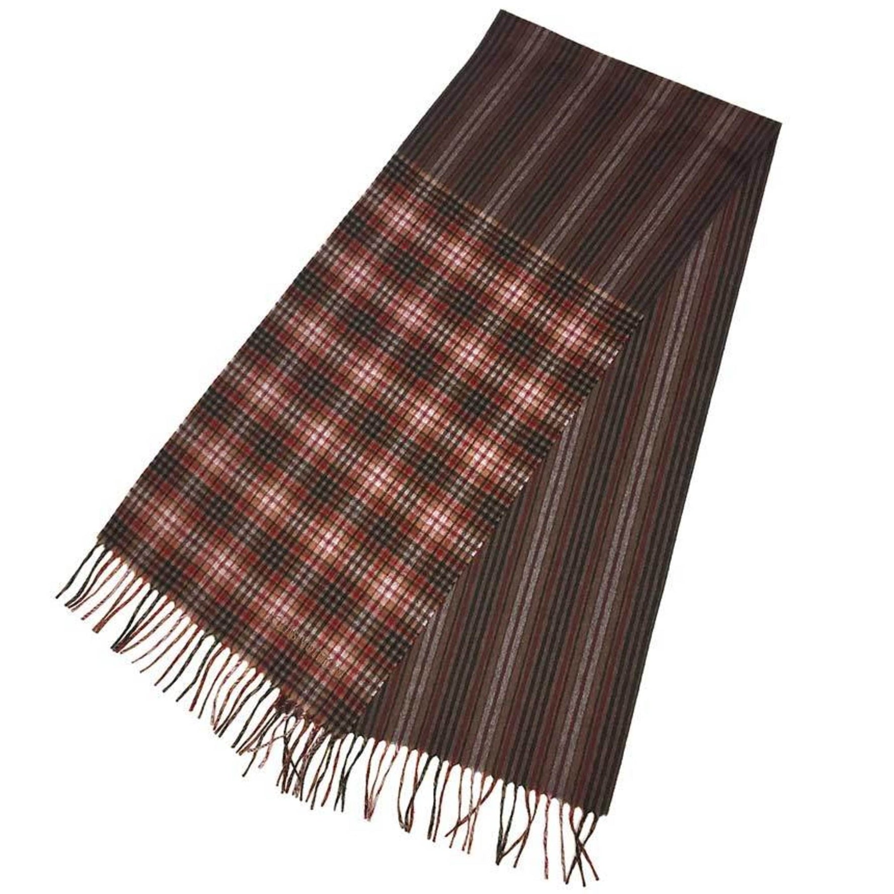 Louis Vuitton Scarf Check x Stripe Cashmere