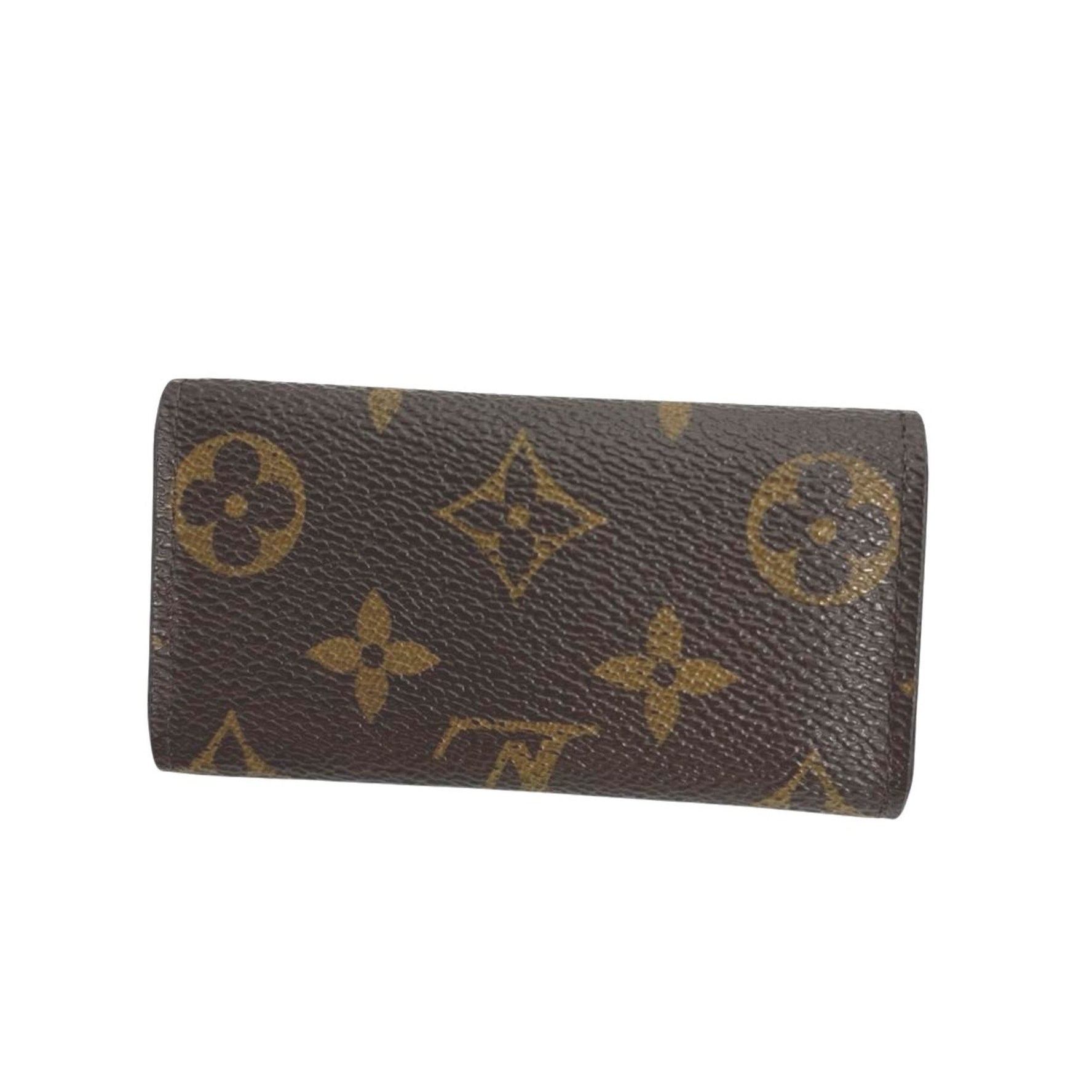 Louis Vuitton Key Case 4 Monogram Multicle Canvas Brown