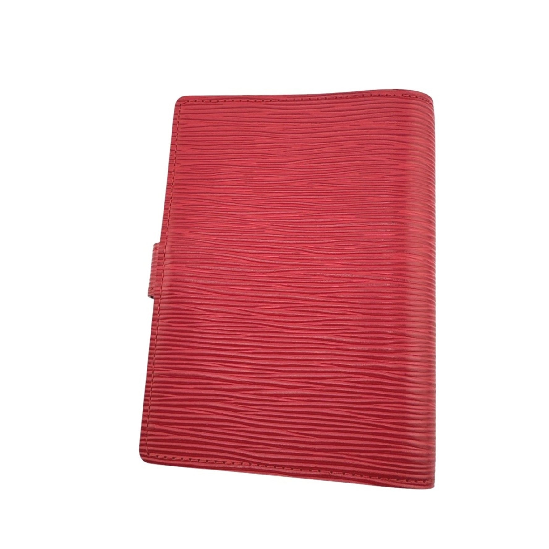 Louis Vuitton LOUIS VUITTON Notebook Cover Epi Agenda PM Leather R2005E Red LV