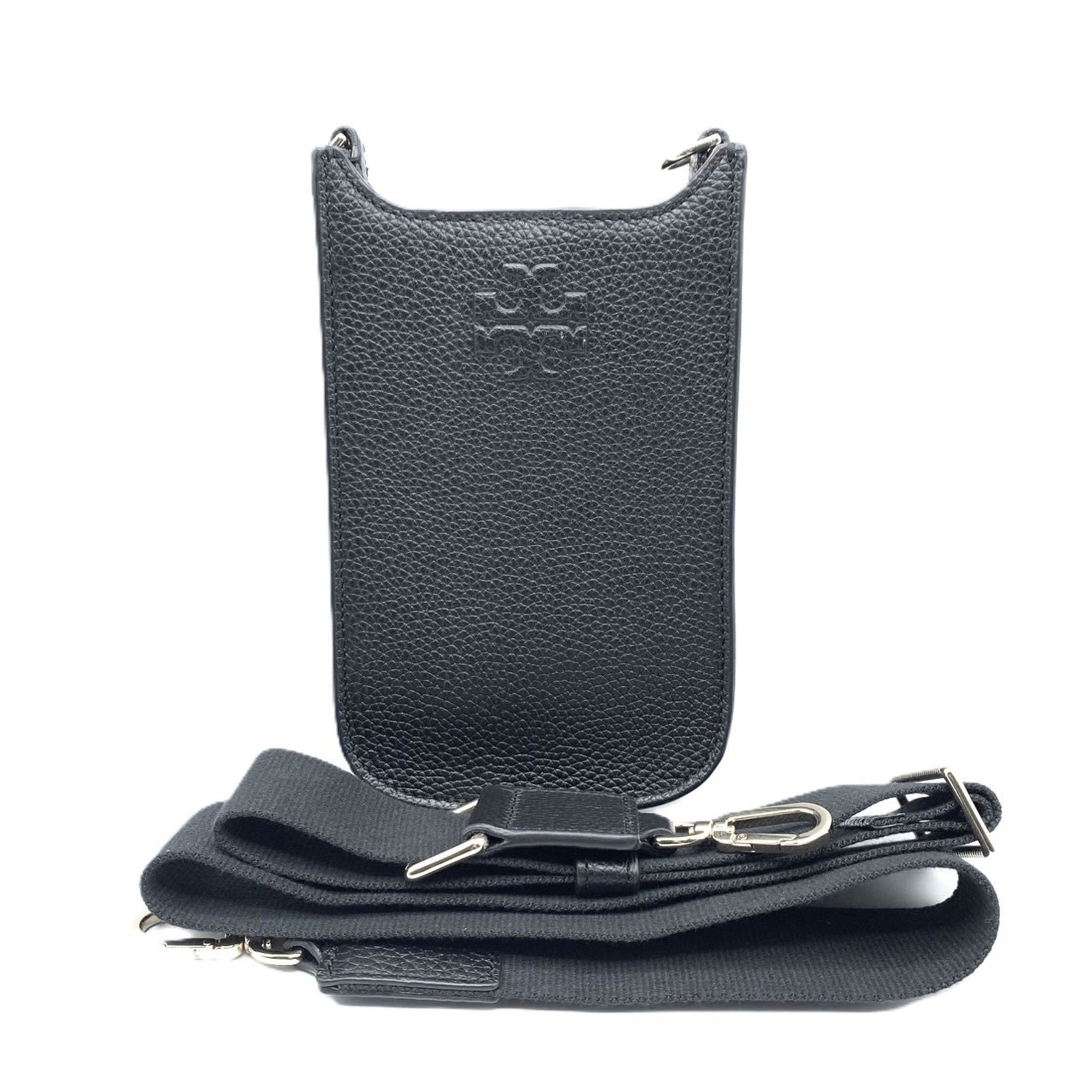 TORY BURCH Shoulder Bag Pochette Black Smartphone