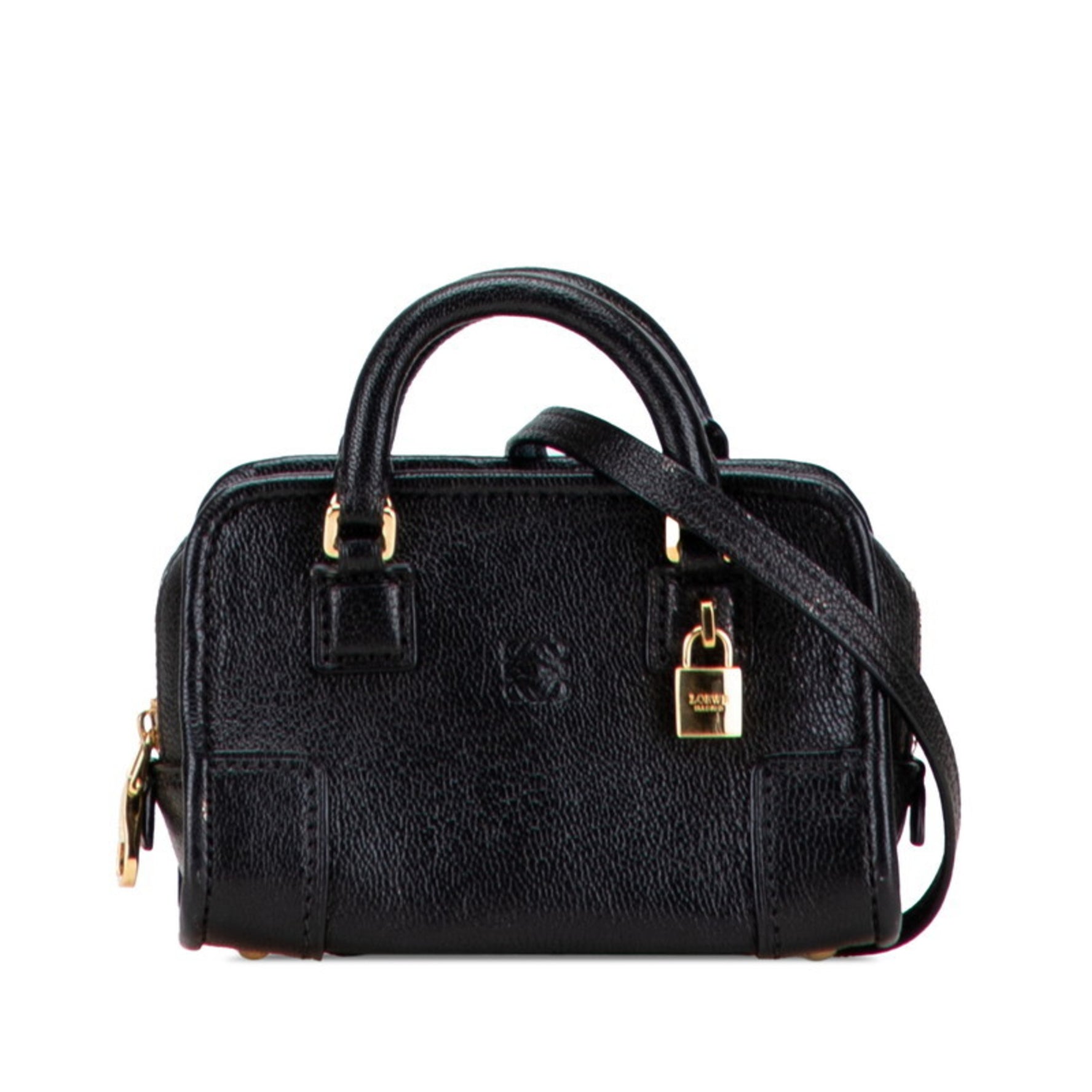 LOEWE Anagram Amazona Micro Mini Handbag/Shoulder Bag, Leather