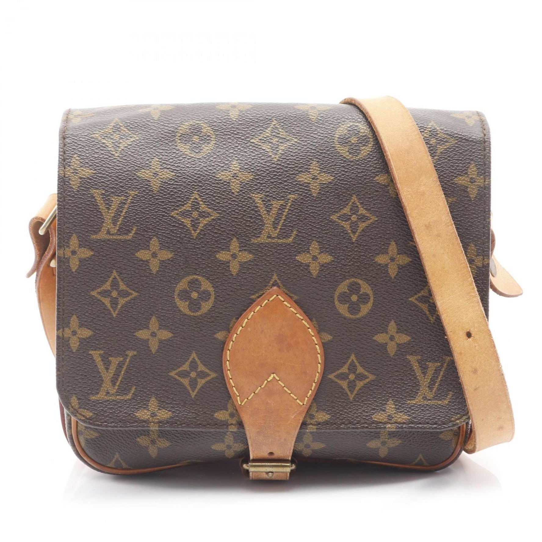 Louis Vuitton Carte Ciel MM Shoulder Bag, Coated Canvas and Leather, Monogram, Brown