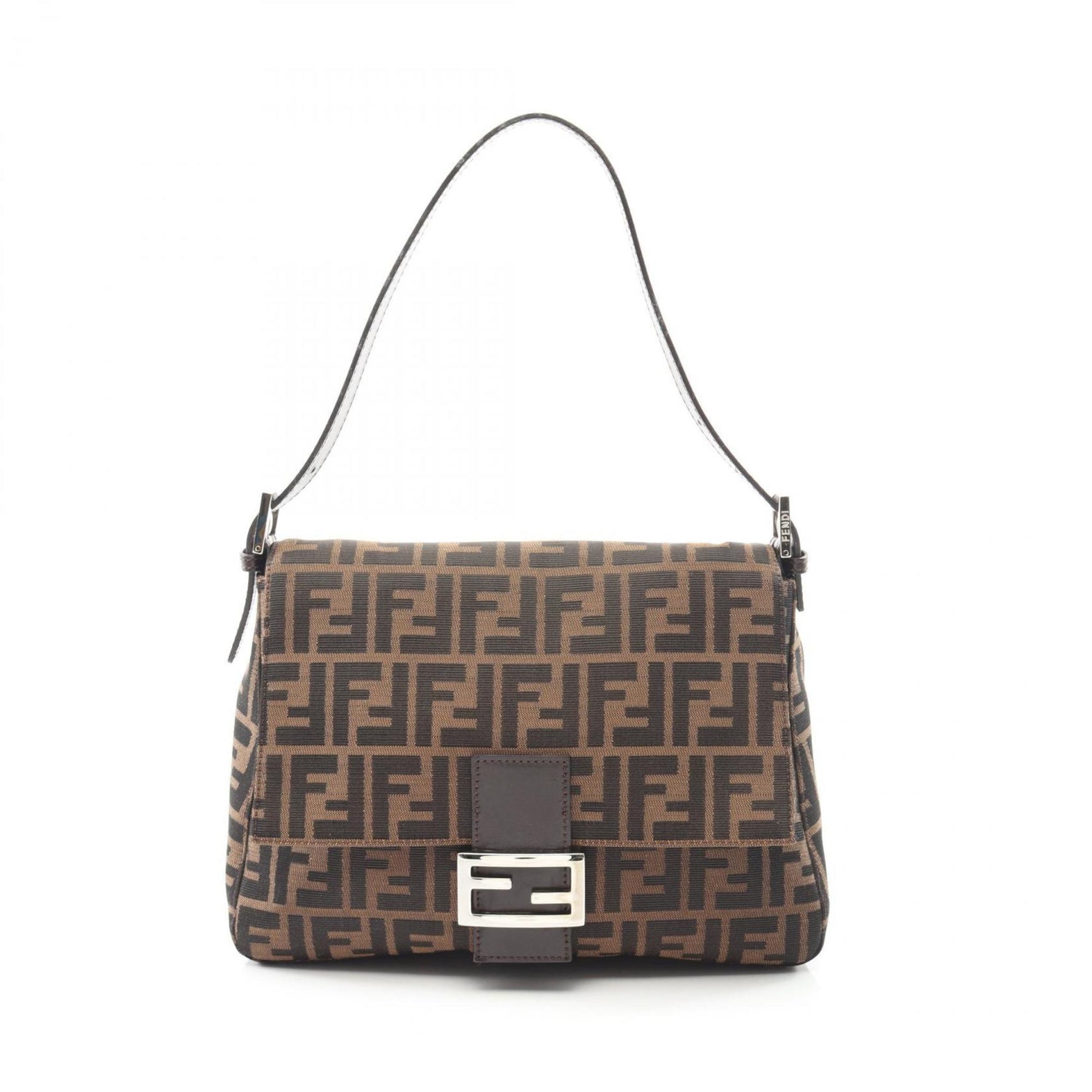 Fendi Mamma Bucket Shoulder Bag, Canvas and Leather