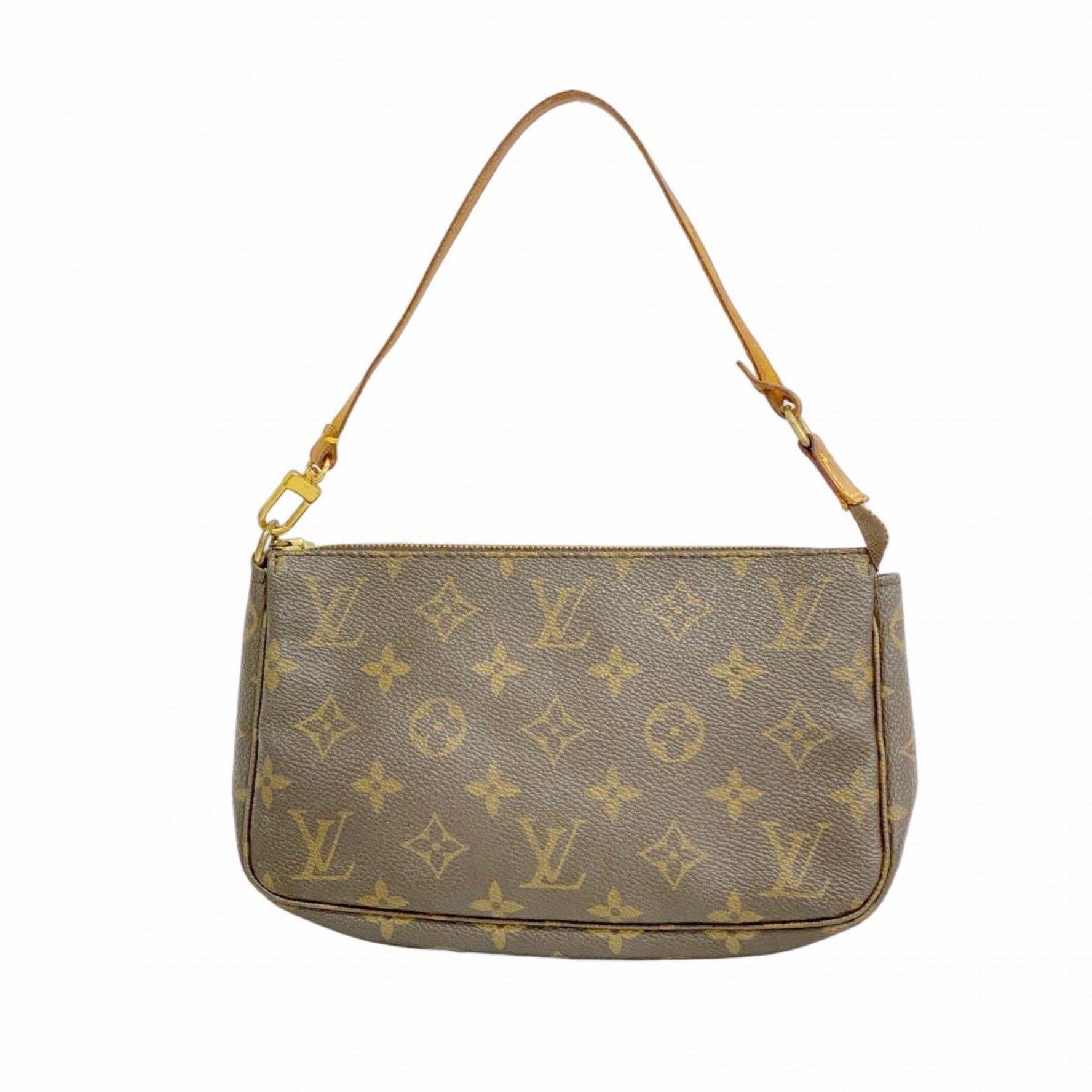 Louis Vuitton Monogram Pochette Accessoires M51980 Brown Women's Pouch