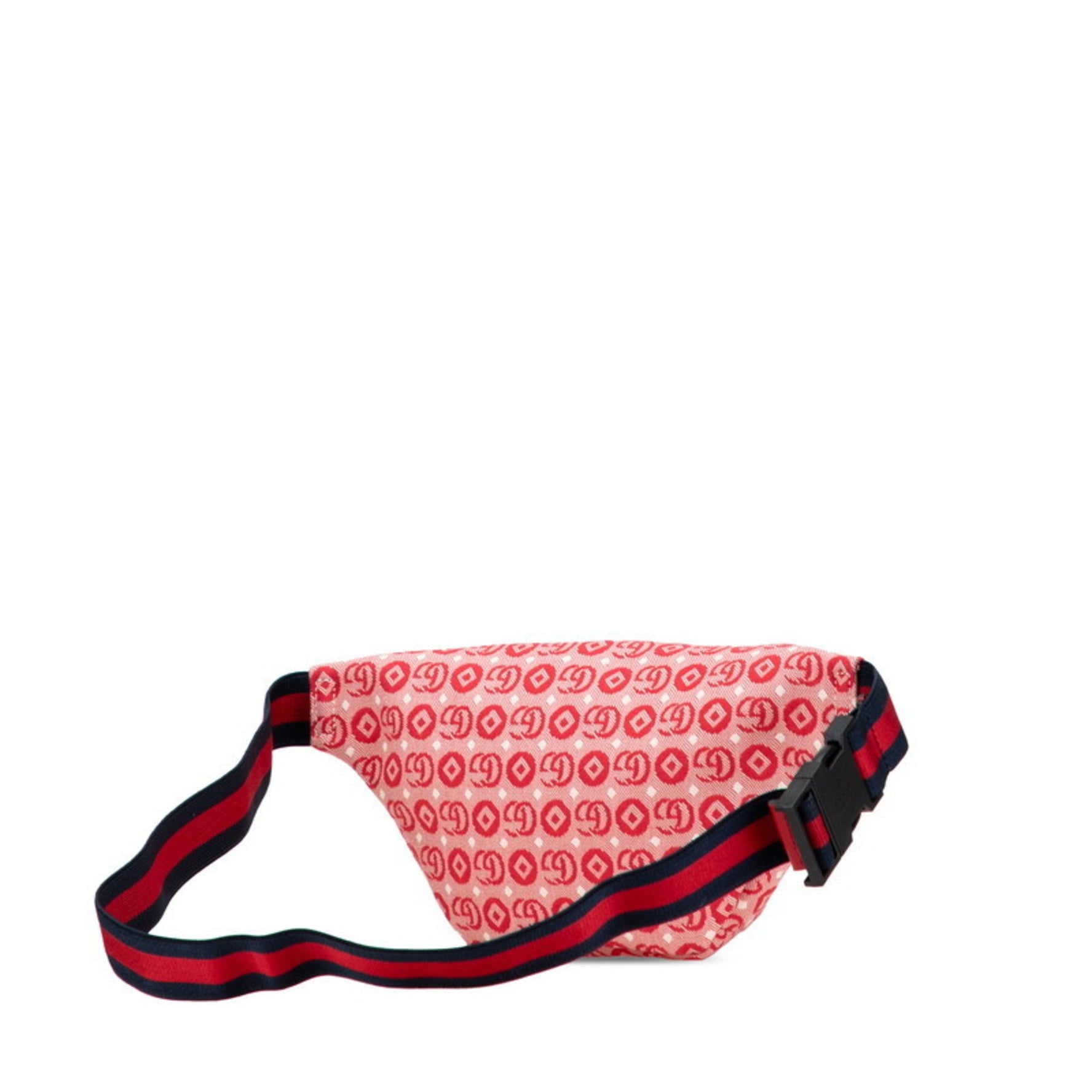 Gucci Children's GG Logo Star Waist Bag/Body Bag Red Canvas Leather