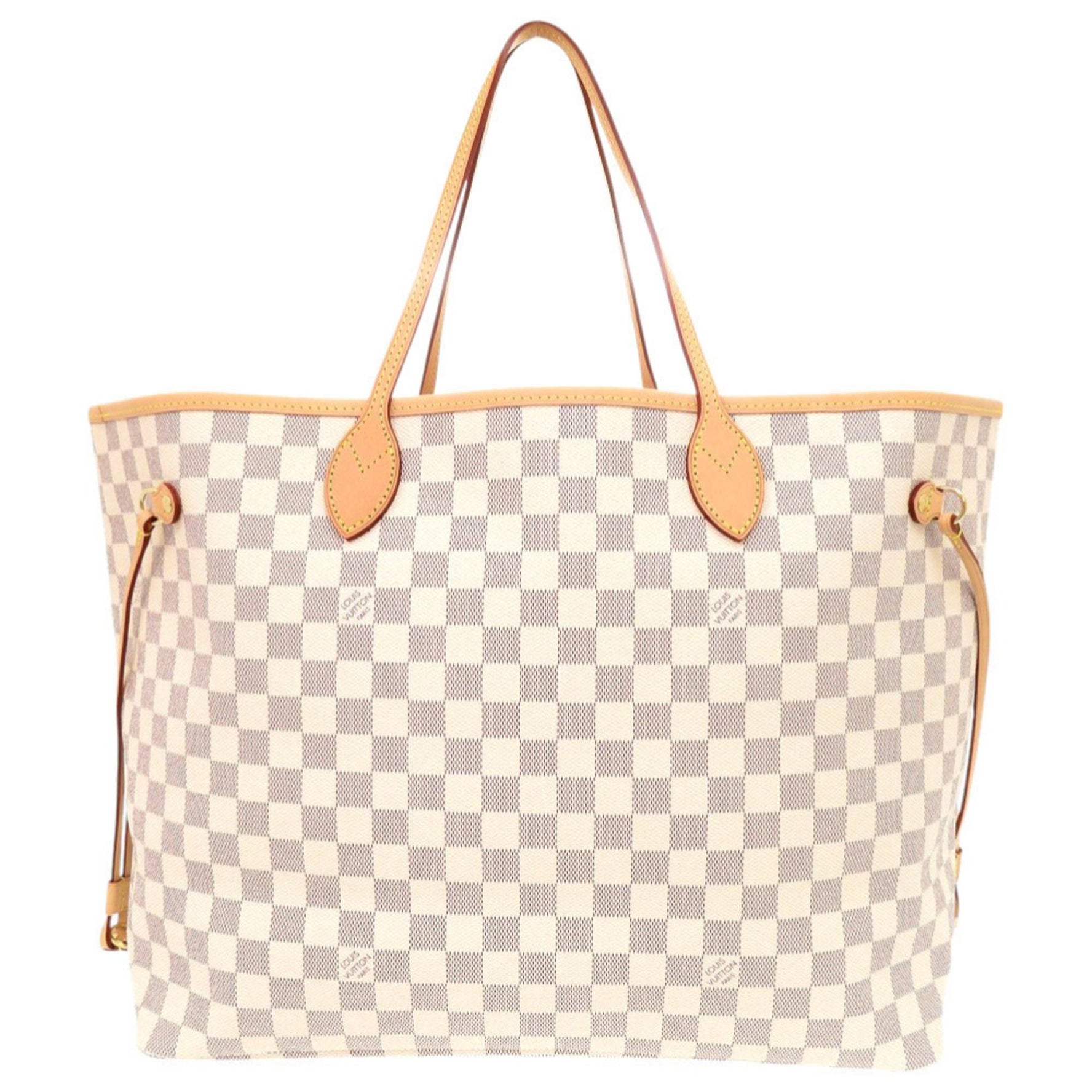 Like new Louis Vuitton Neverfull GM Damier Azur IC Rose Ballerine Tote Bag 0885 LOUIS VUITTON