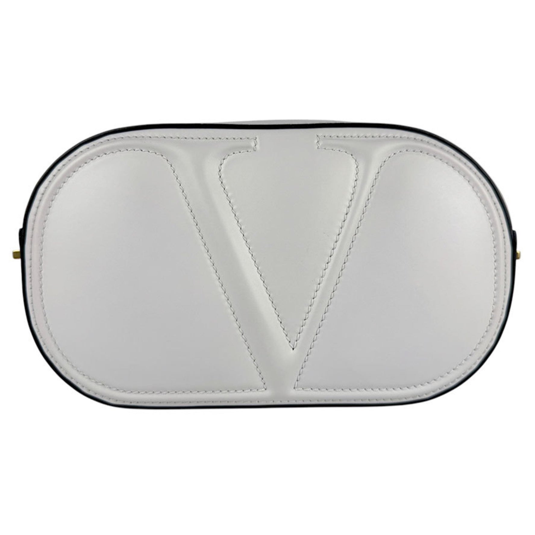 Valentino Garavani Shoulder Bag in and Gold Leather