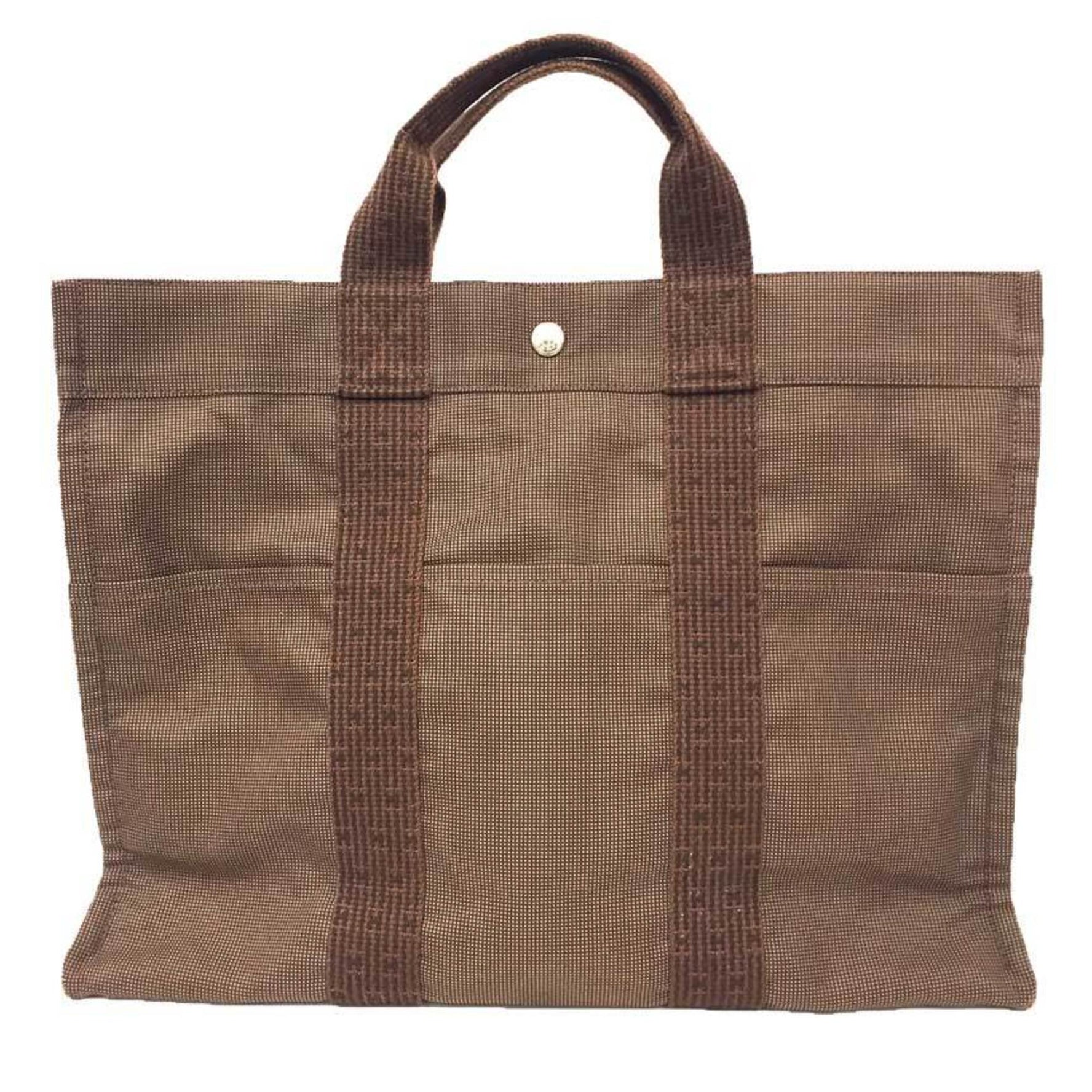 Hermes Hermès Air Line Tote Bag MM SAC DE VOYAGE HERLINE Nylon Canvas Men's/Women's