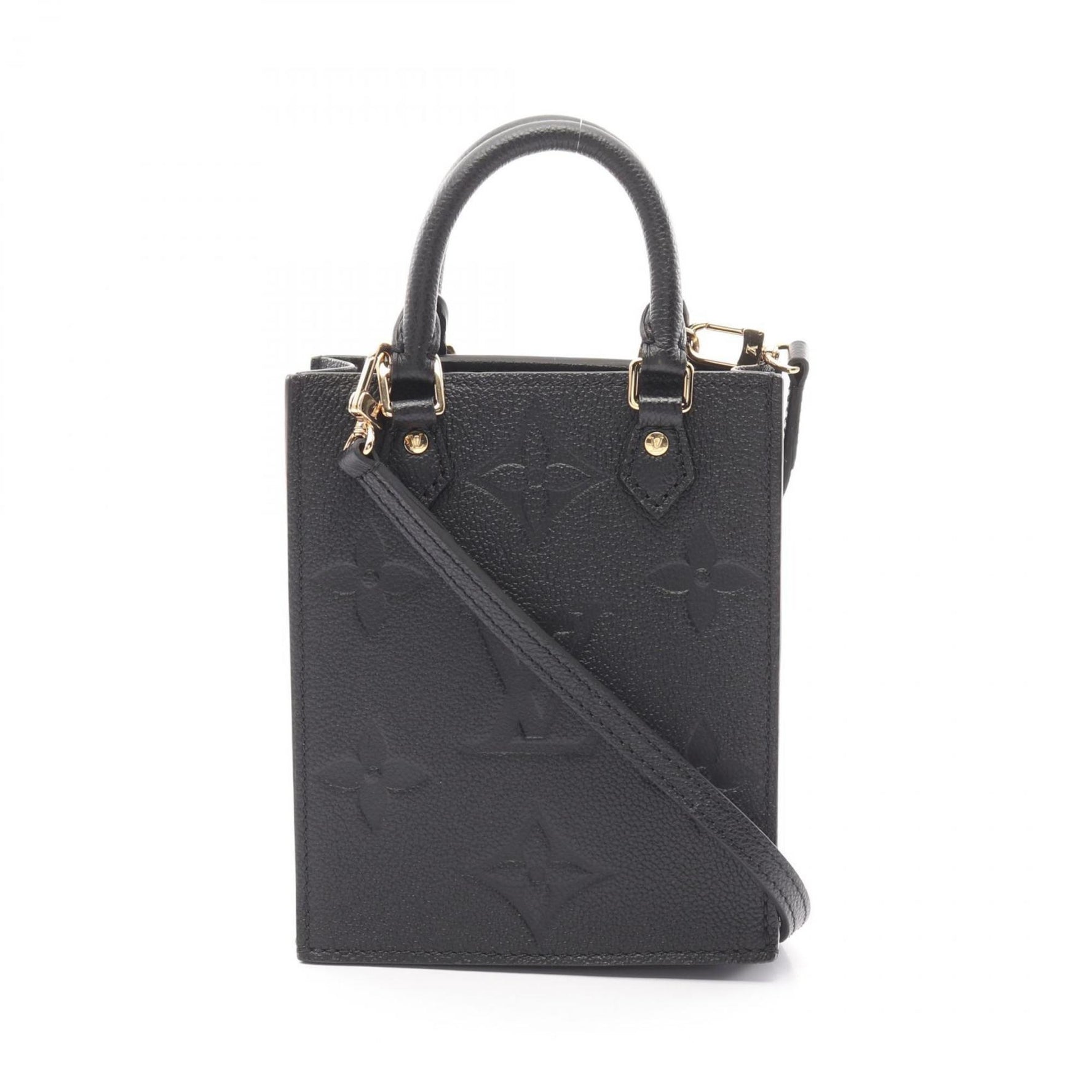 Louis Vuitton Petite Sac Plat Handbag in Monogram Empreinte Leather