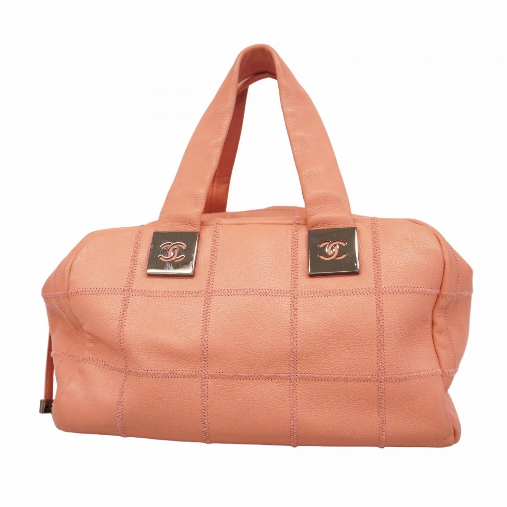Chanel Chocobar Caviar Skin Pink Women's Handbag