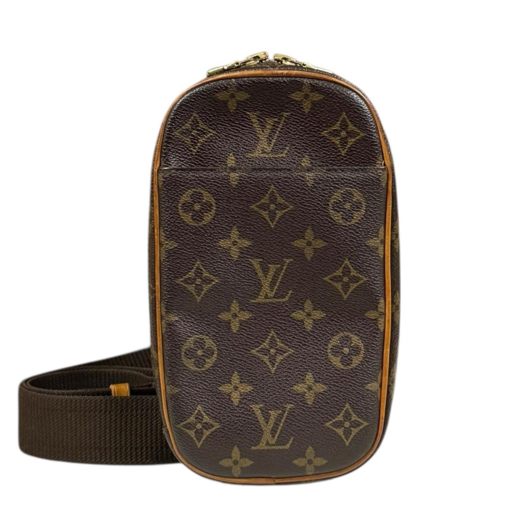 Louis Vuitton Pochette Ganju Monogram Shoulder Bag Canvas LOUIS VUITTON