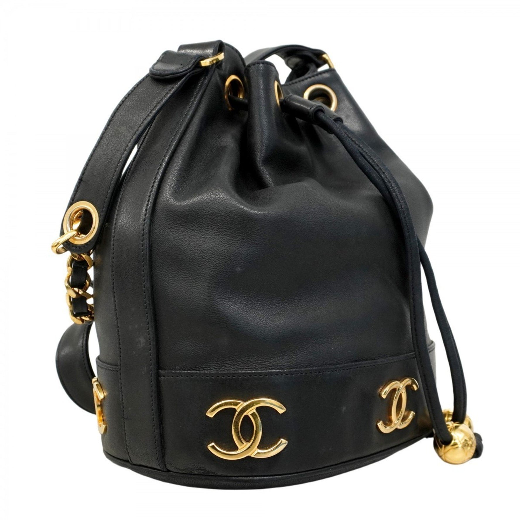 Chanel Triple Coco Chain Shoulder Bag, Lambskin