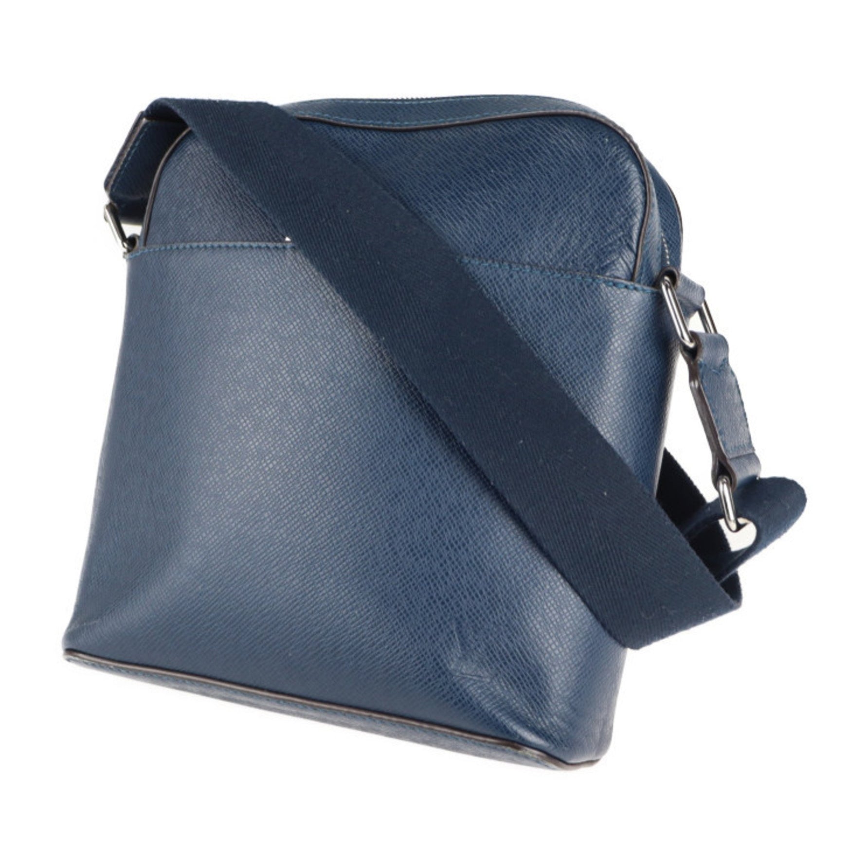 Louis Vuitton Anton Pochette Taiga Shoulder Bag Blue Marine