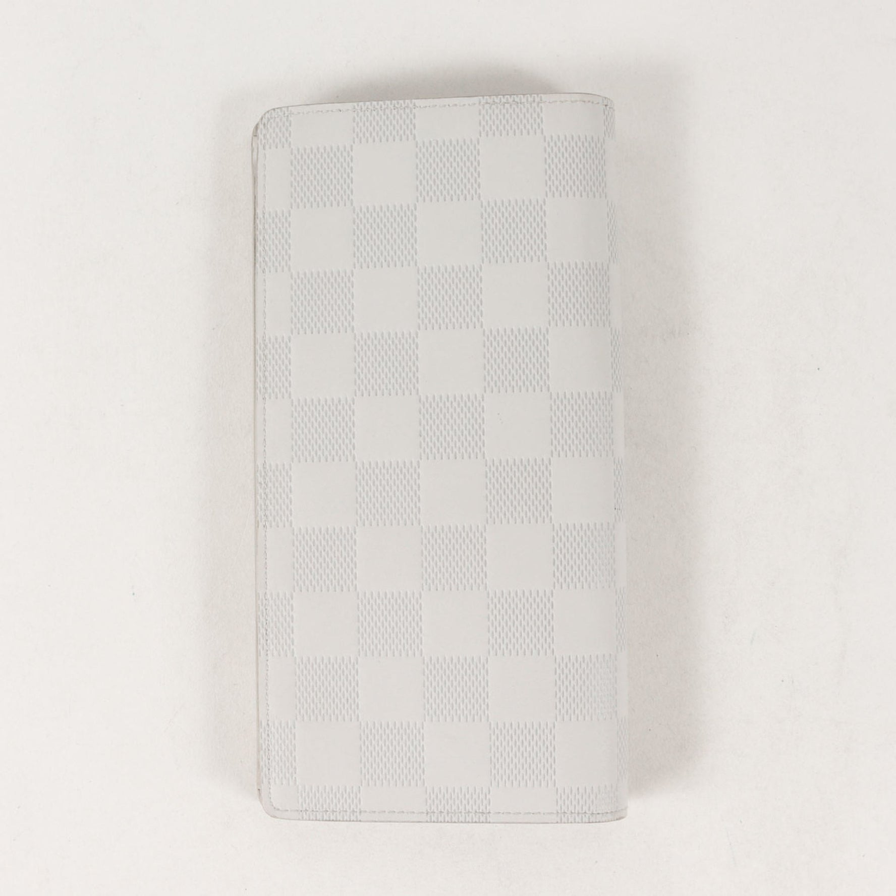 LOUIS VUITTON Damier Infinie Portefeuille Brazza NM (N60335) Long Wallet White Accessory
