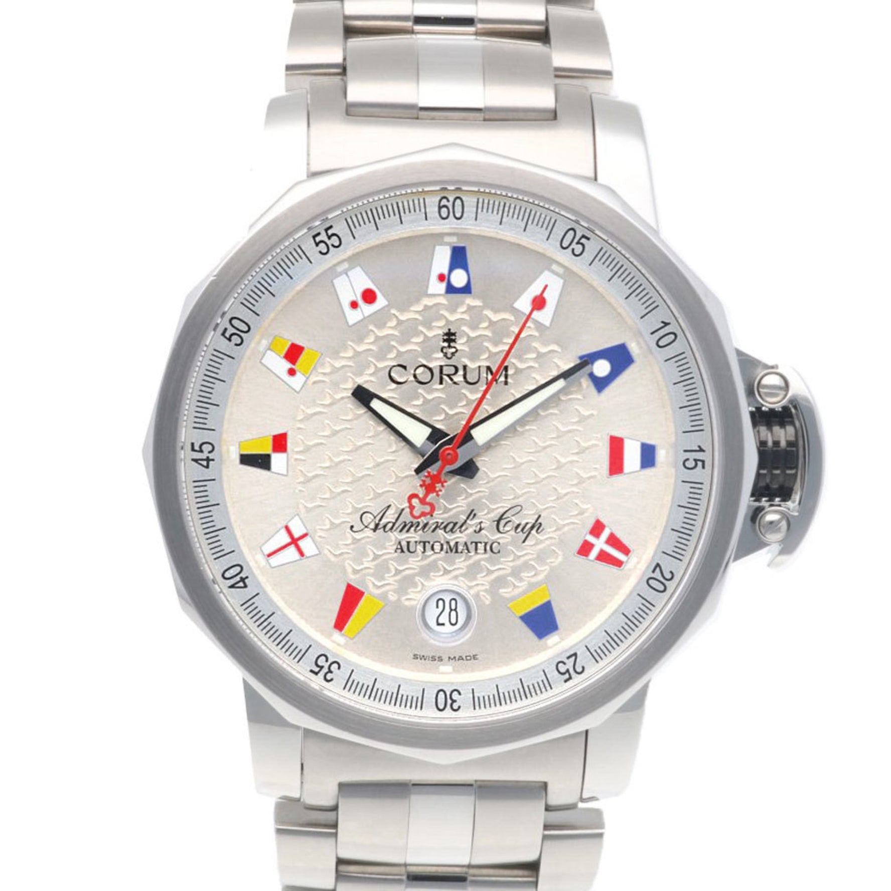 Corum Admiral's Cup Trophy 41 Watch Stainless Steel 082.830.20 Automatic Overhauled