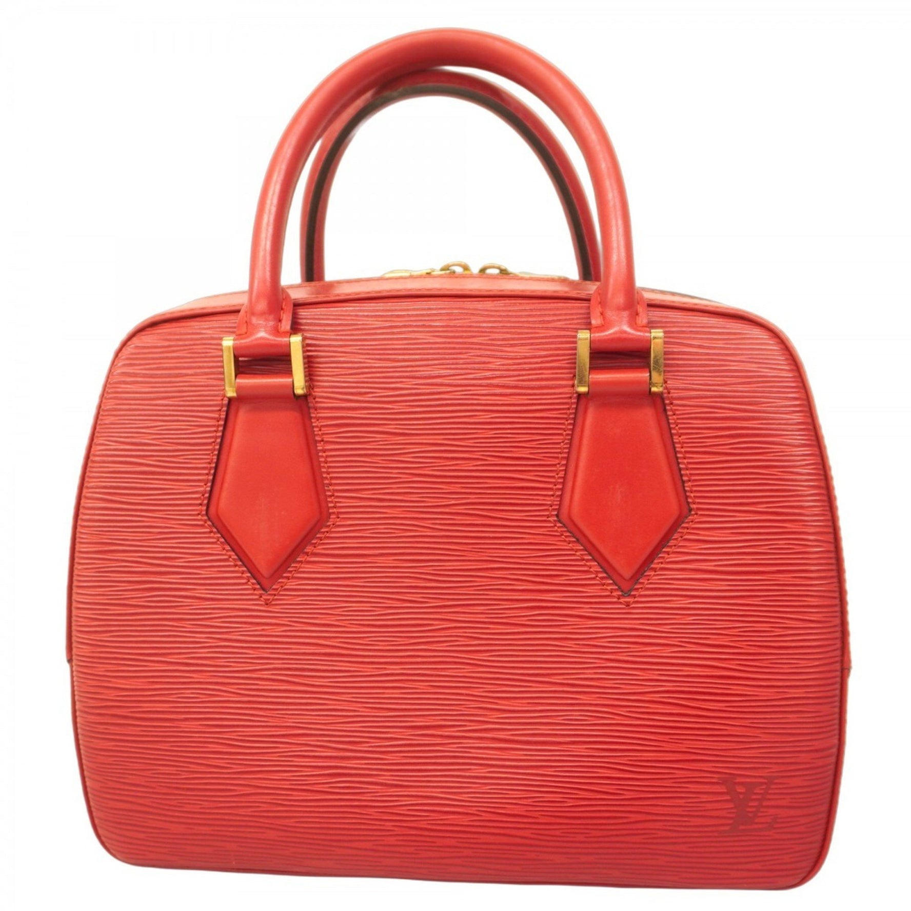 Louis Vuitton Epi Sablon Handbag M52047 Castilian Red for Women