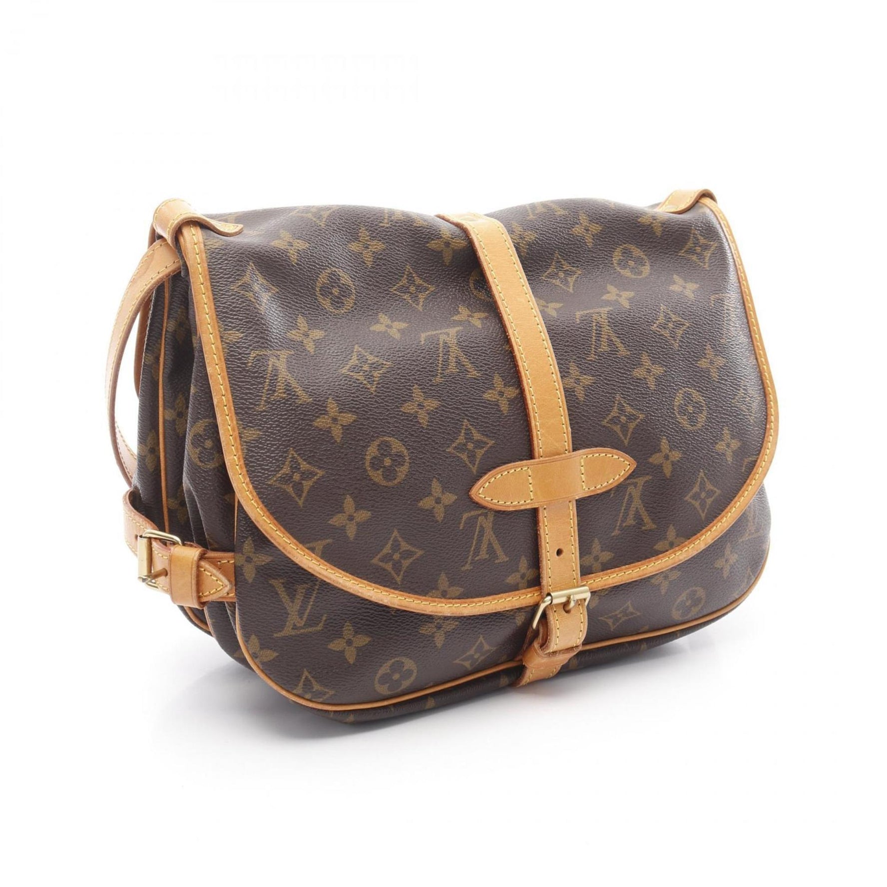 Louis Vuitton Saumur 30 Shoulder Bag, Coated Canvas and Leather, Monogram