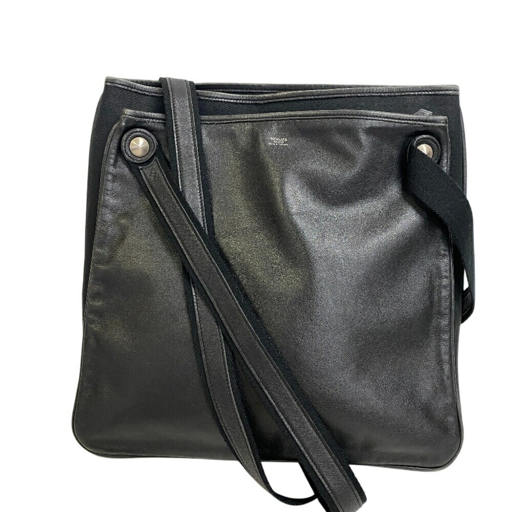 HERMES Mrs. Hippie Shoulder Bag (Black) for Men and Women