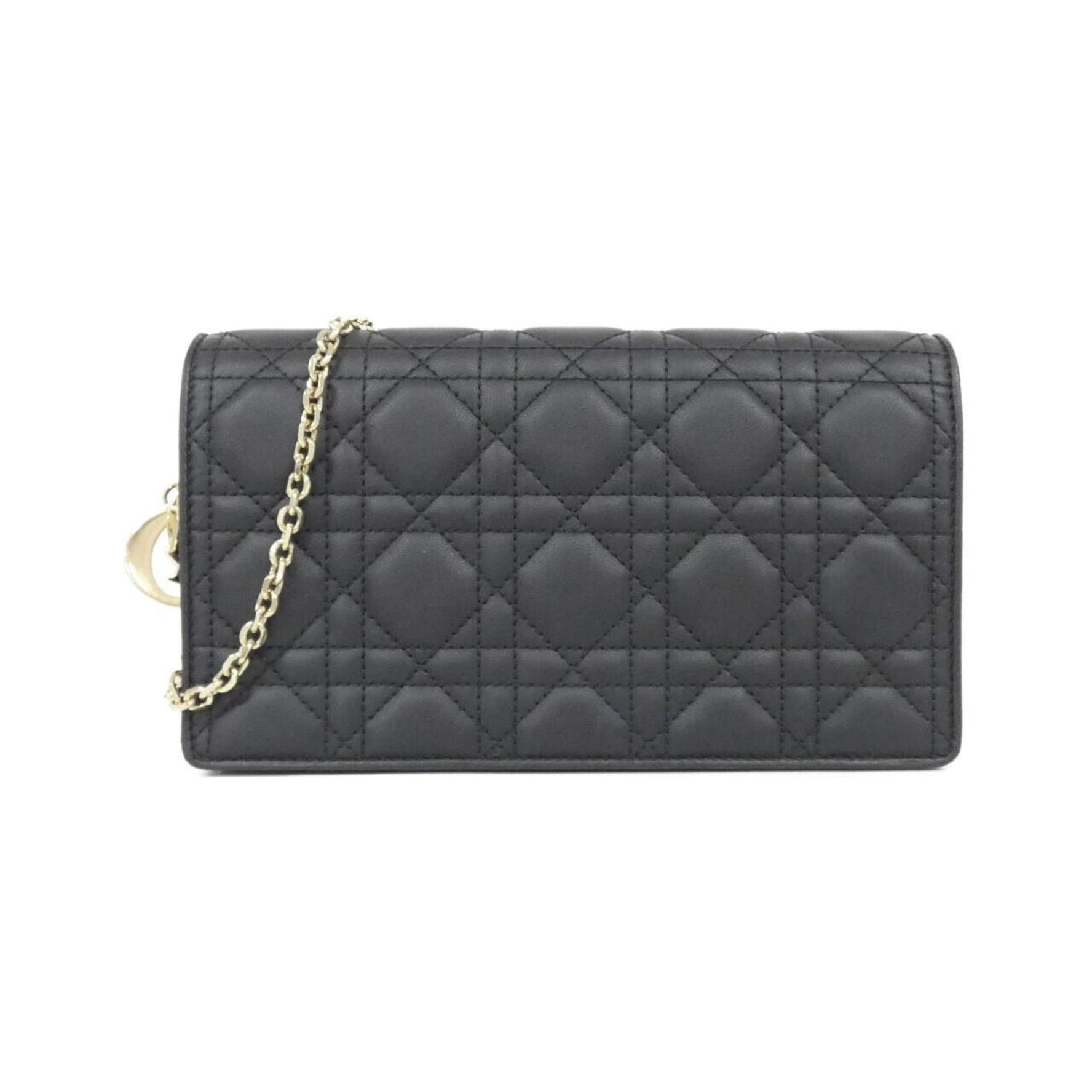 Christian Dior Lady Pouch Chain Wallet