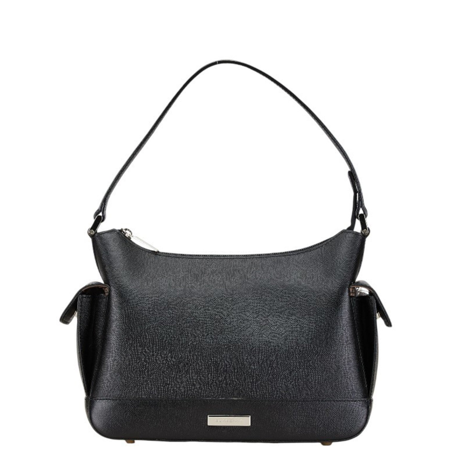 Burberry Nova Check Plate Bag Leather