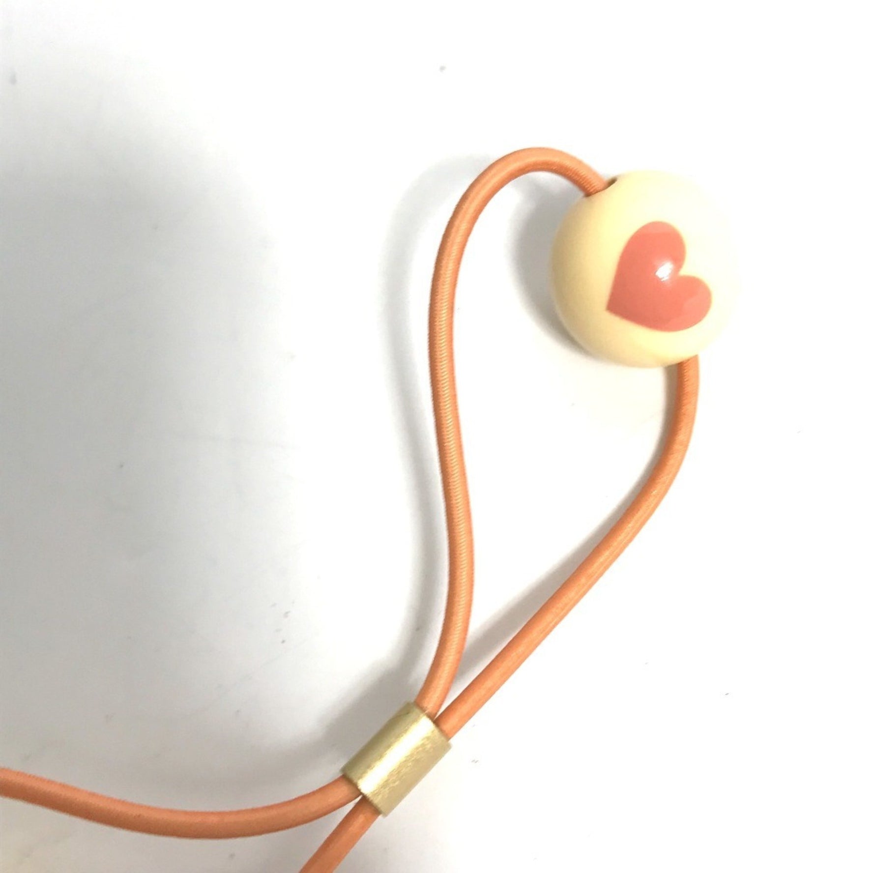 CHANEL Heart Hair Accessory, Plastic Tie