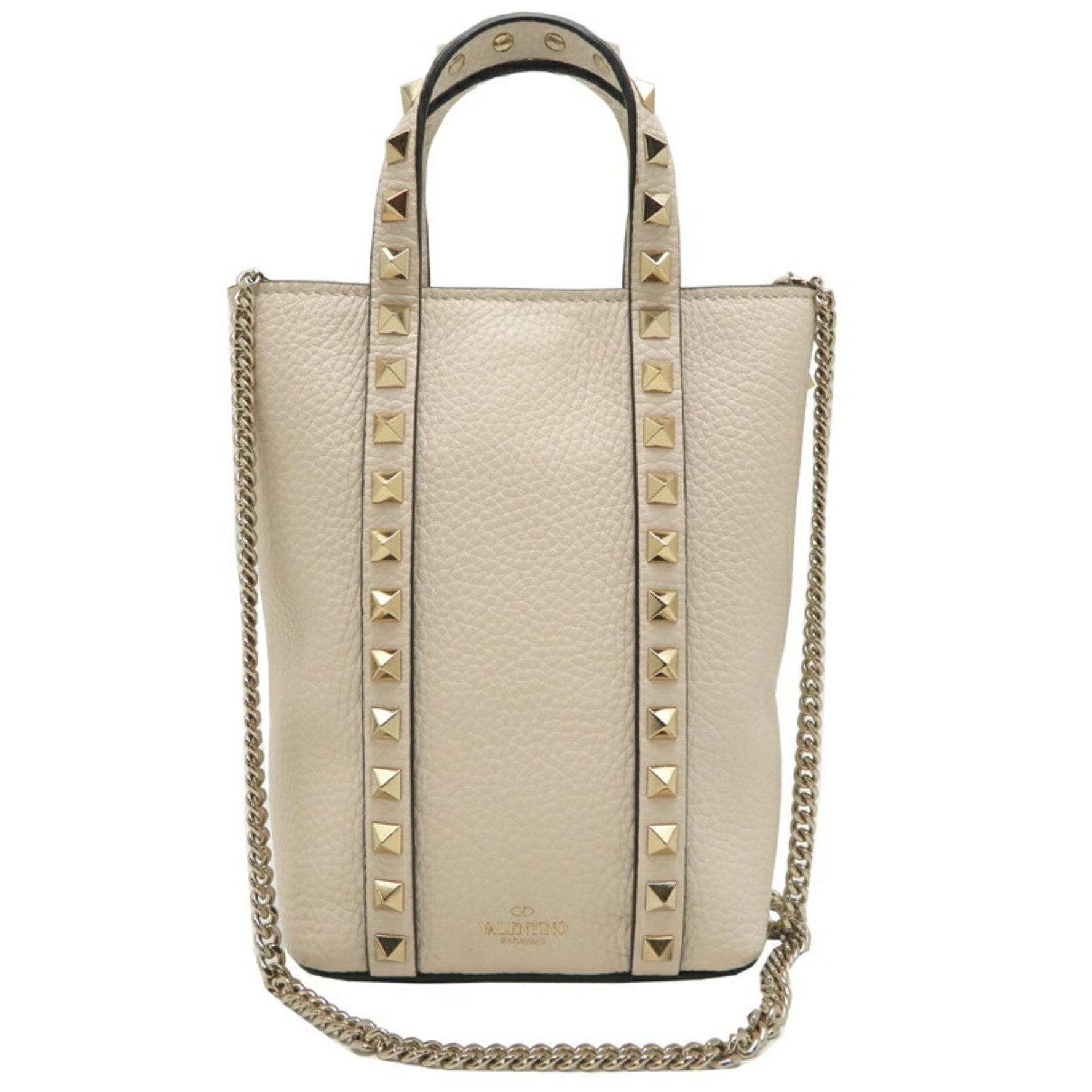 Valentino Garavani Rockstud Handbag Leather