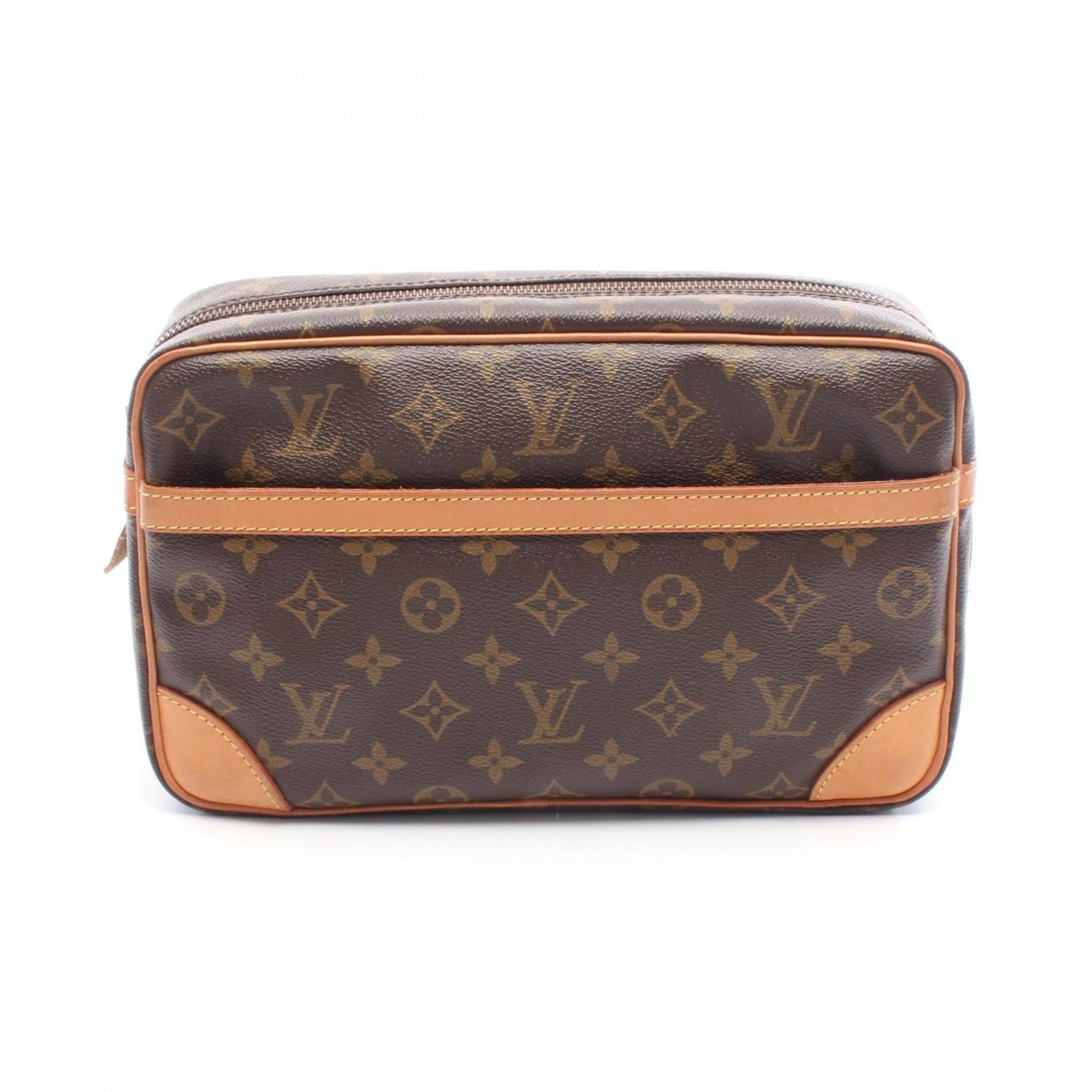 Louis Vuitton Compiègne 28 Second Bag/Clutch Bag, Coated Canvas and Leather, Monogram, Men's/Women's