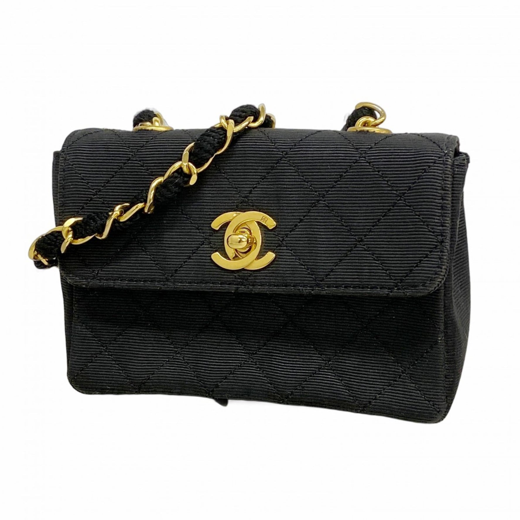 Chanel Matelasse Shoulder Bag with Chain Bag, Nylon