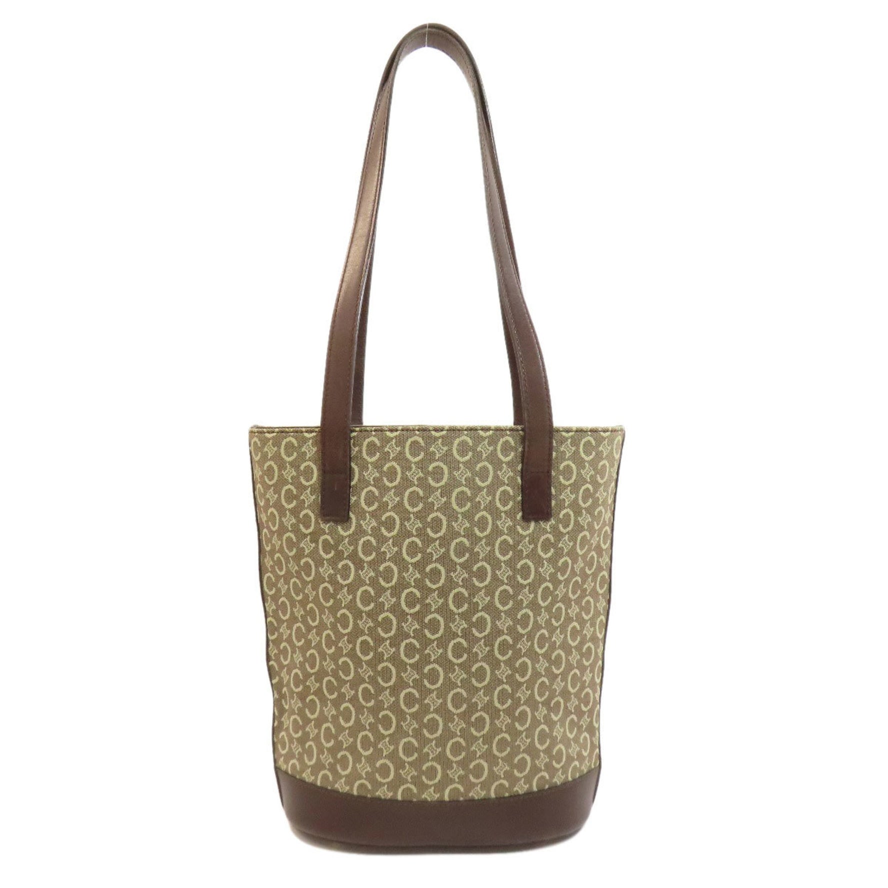 CELINE C Macadam Tote Bag Canvas
