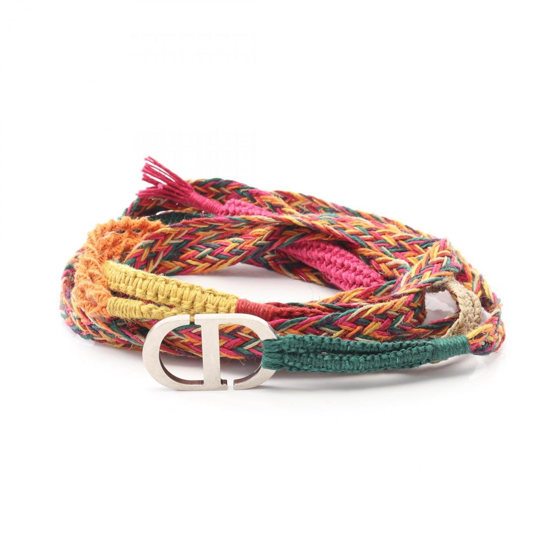Christian Dior Dior NATURAL Belt, Fabric, Multicolor
