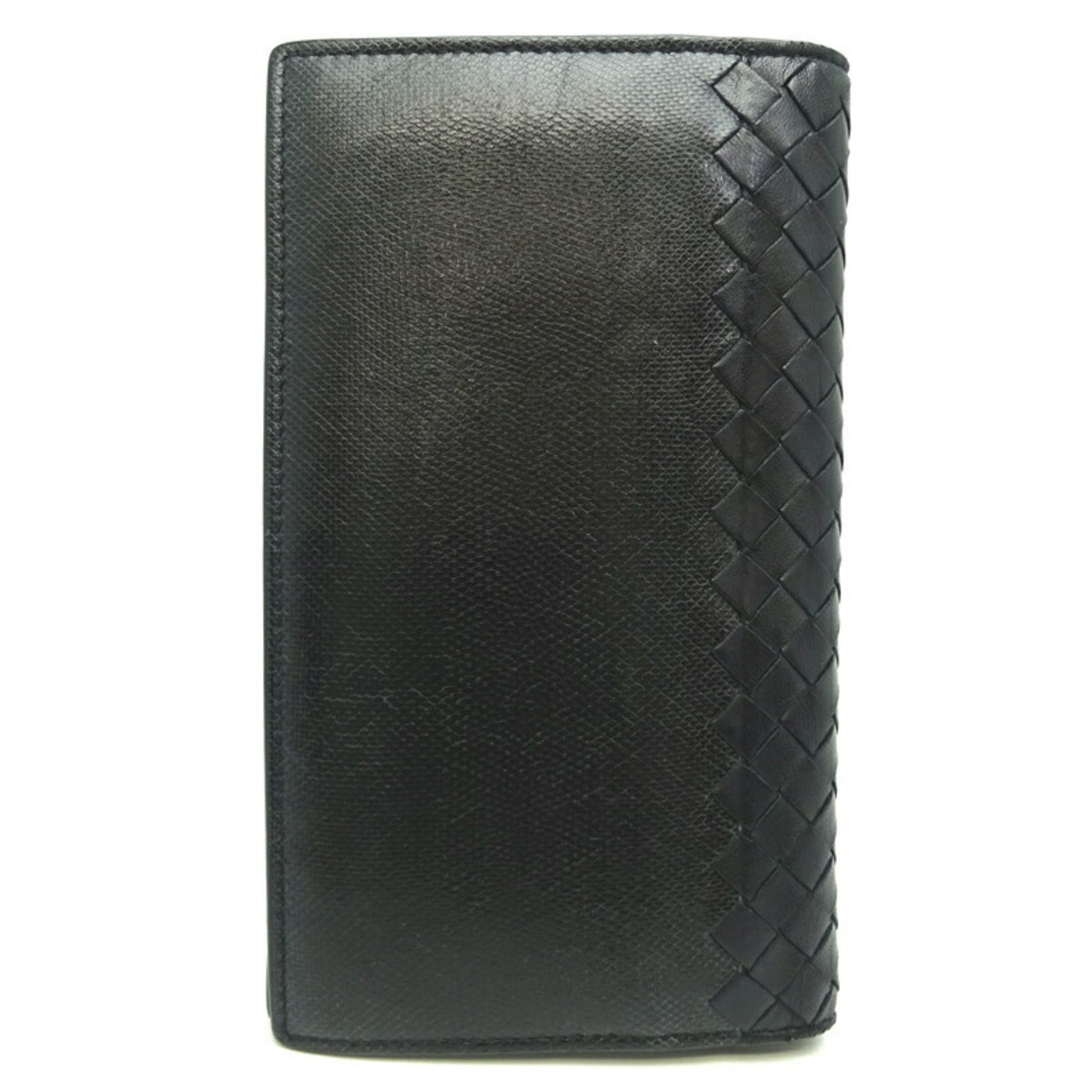 Bottega Veneta Intrecciato Cangle Long Wallet Leather