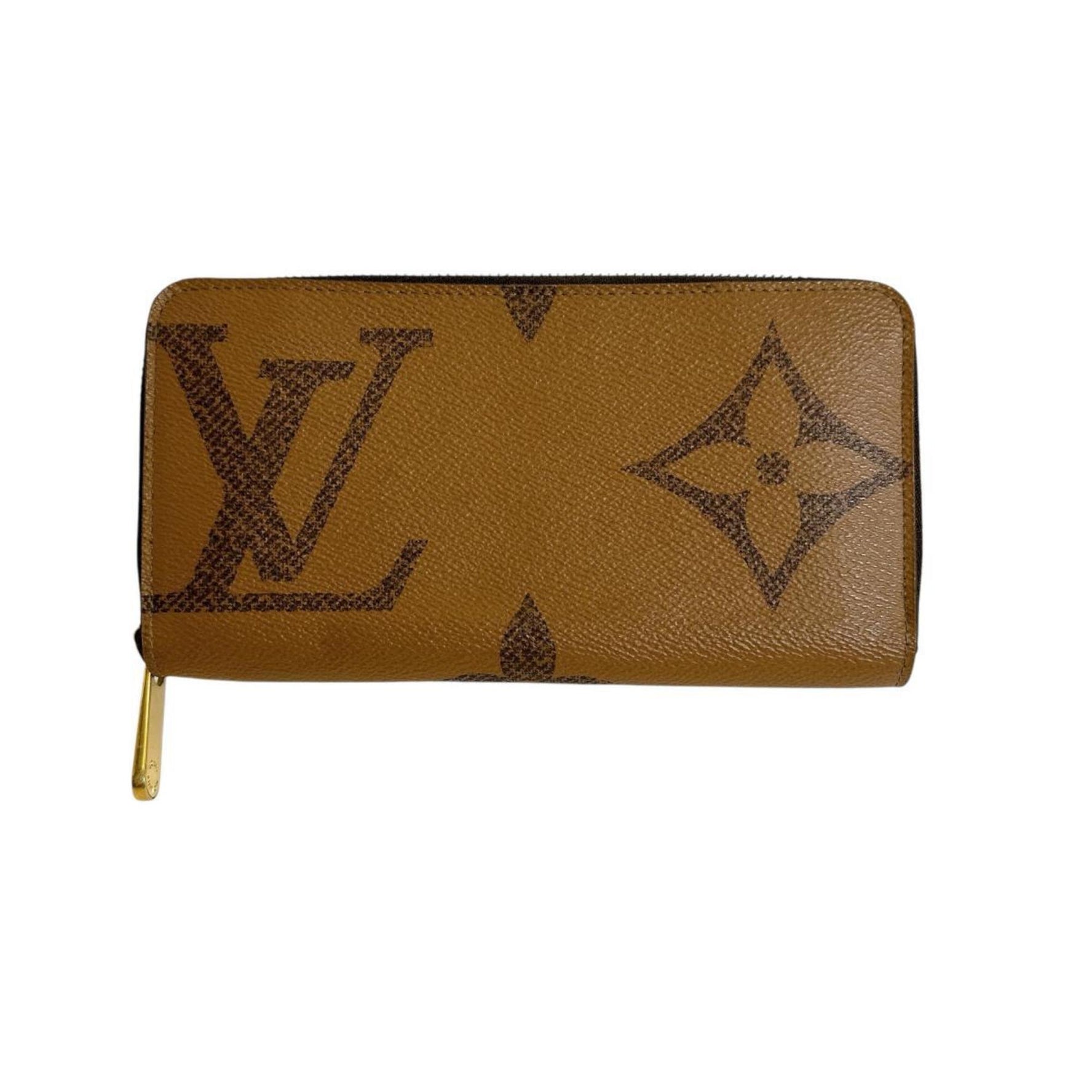 Louis Vuitton Monogram Giant Zippy Wallet in Canvas, Brown, M69353