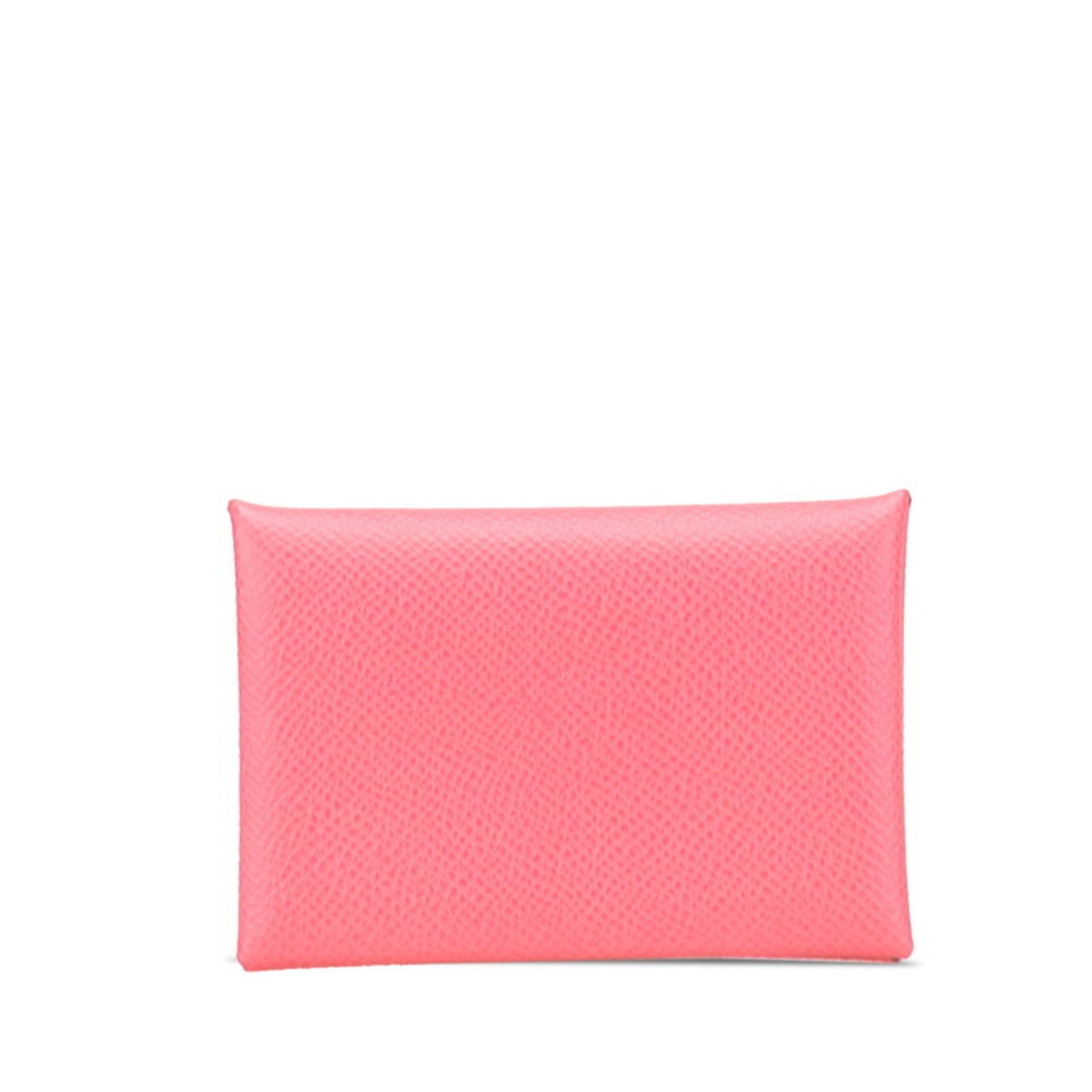 Hermès Calvi Wallet/Coin Case Rose Azalee Pink Epsom Leather HERMES