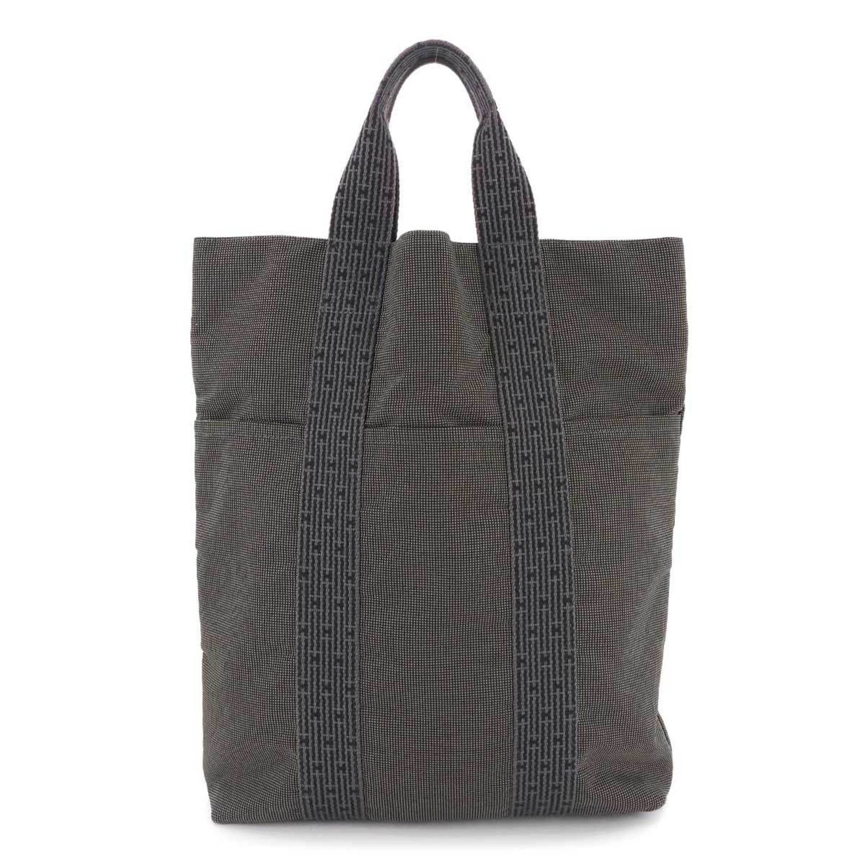 Hermes Hermès Herline Cabas Tote Bag in Gray Canvas