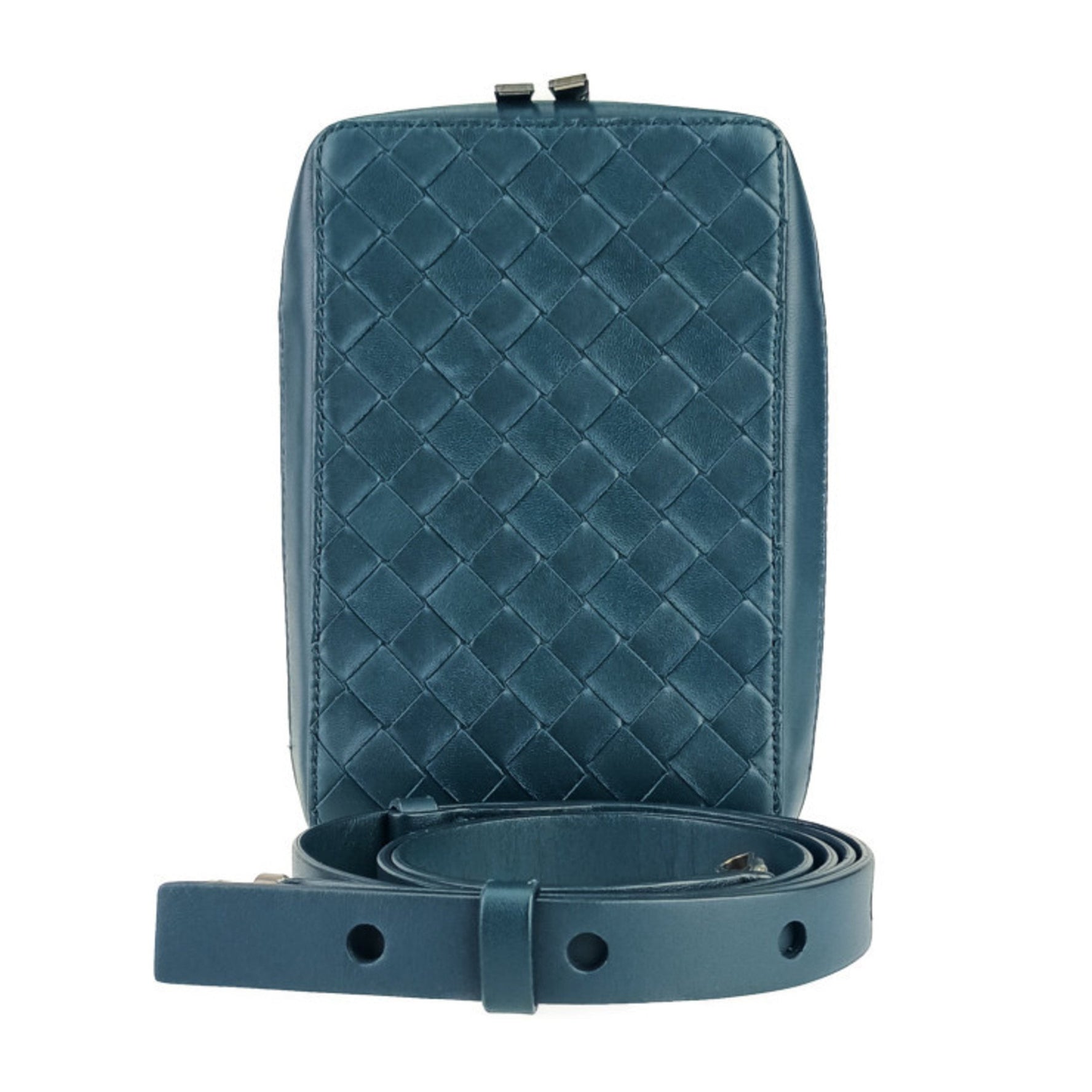 BOTTEGA VENETA Intrecciato Small The Valve Shoulder/Crossbody Bag Leather
