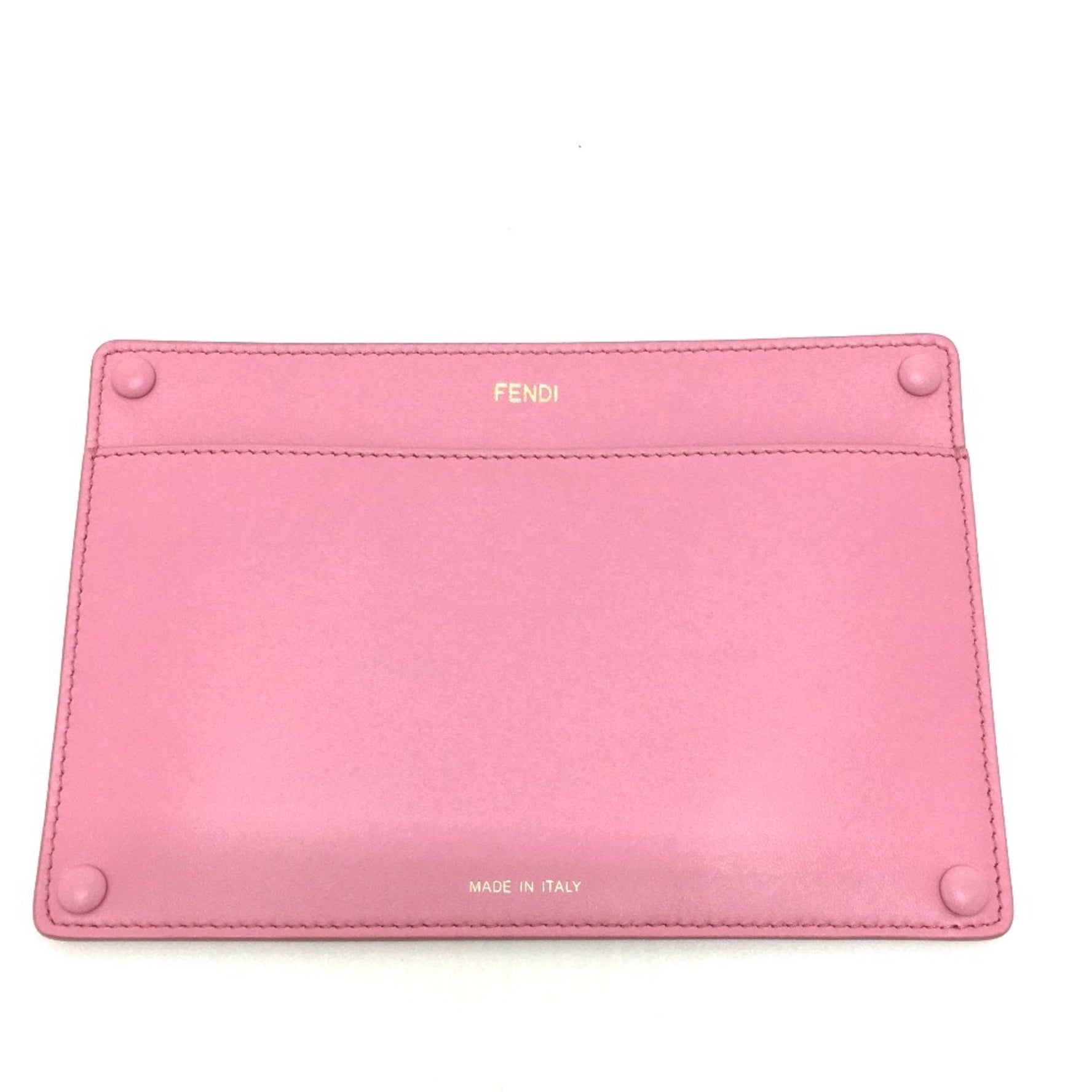 FENDI Peekaboo Bag-in-Pocket Flat Pouch, Leather, Like New