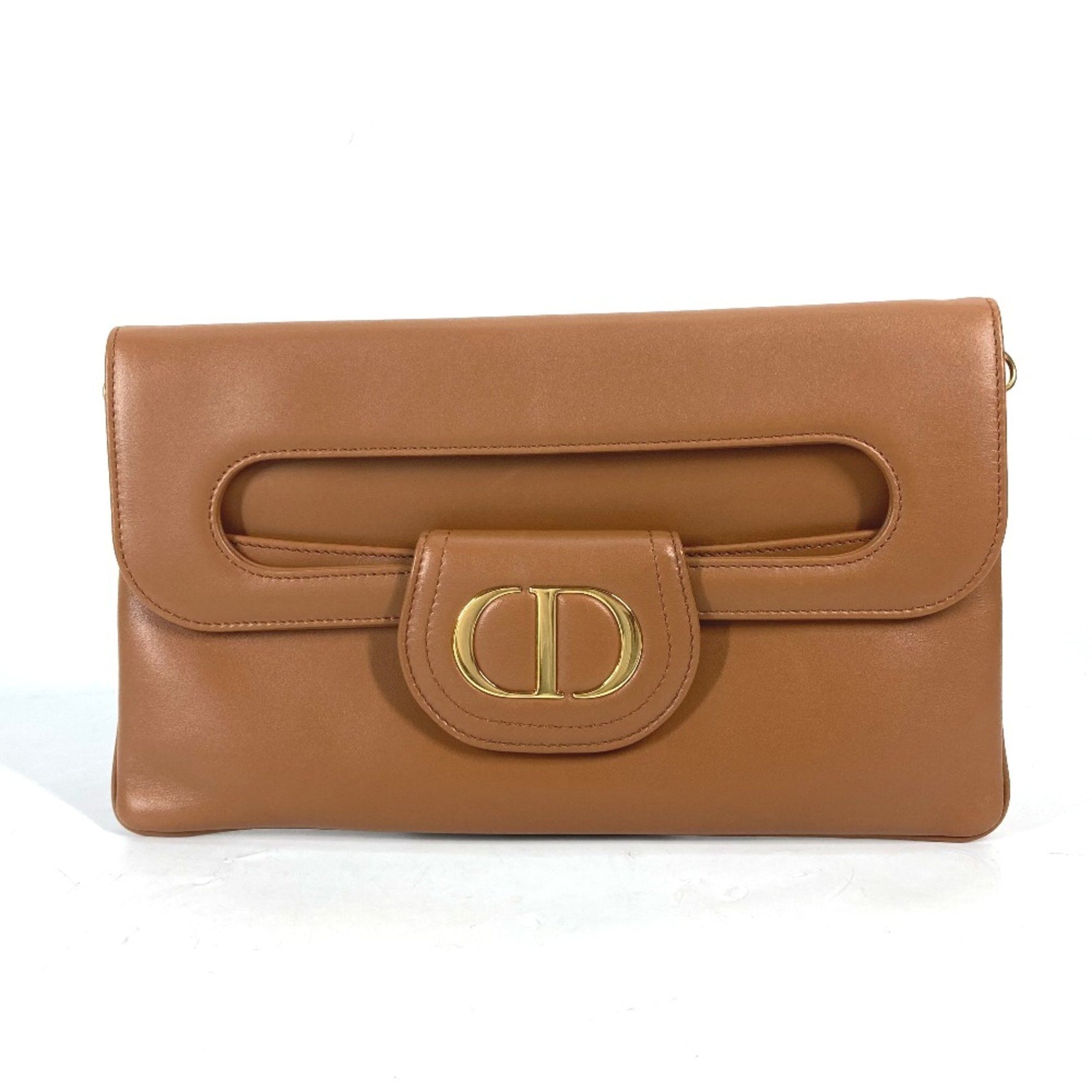 Christian Dior Clutch Bag CD ChainShoulder Bag Hand Bag